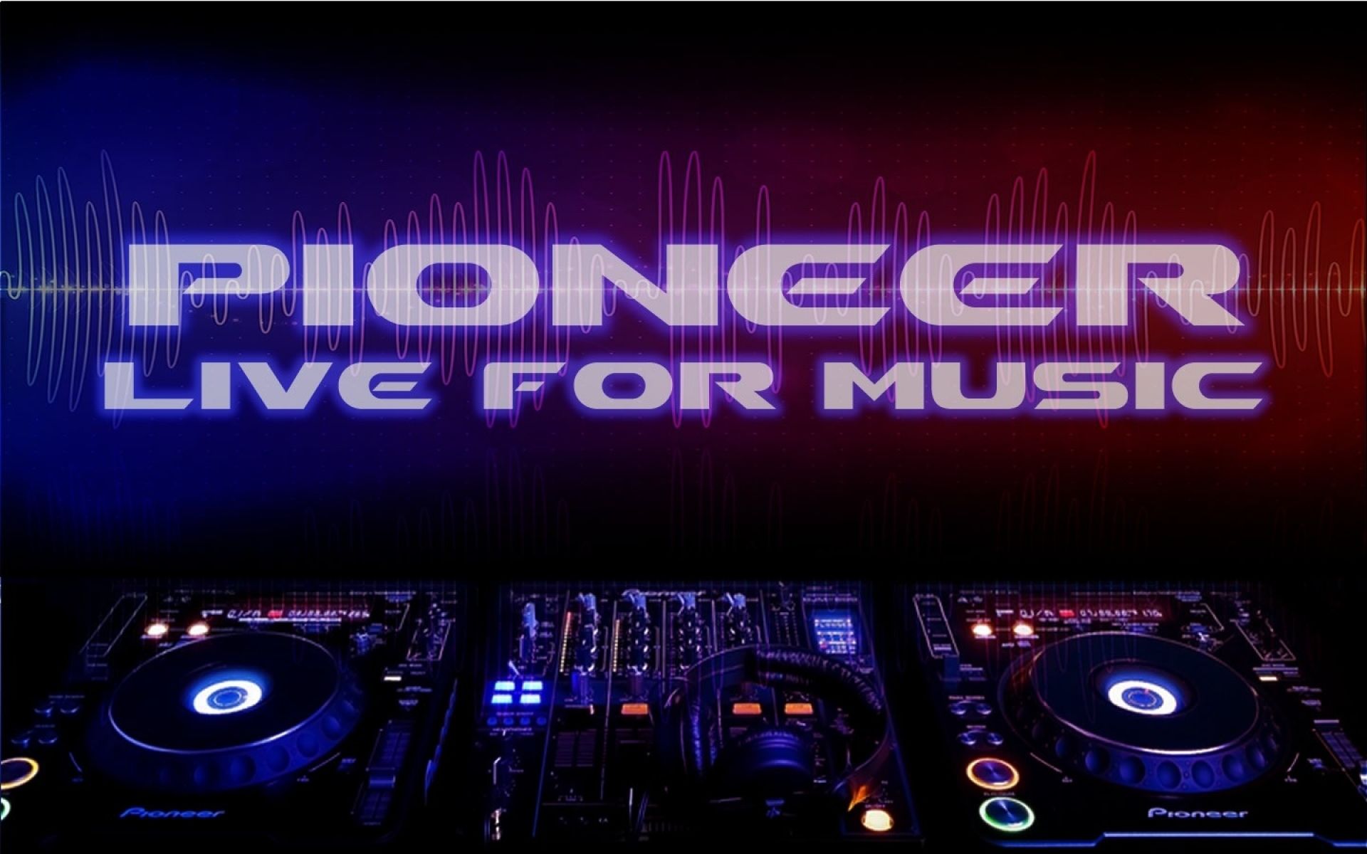 Controller DJ Pioneer, testo neon, 1920x1200 Full HD+ WUXGA, Laptop