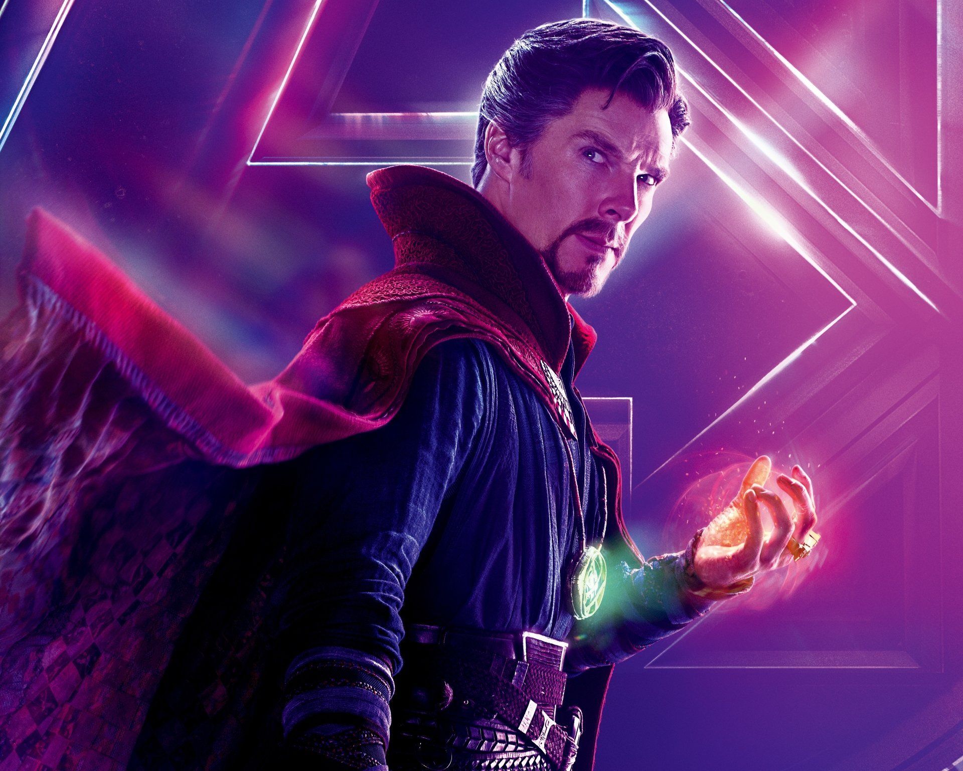 Doctor Strange mantello rosso, 1920x1536 Full HD+, PC Desktop