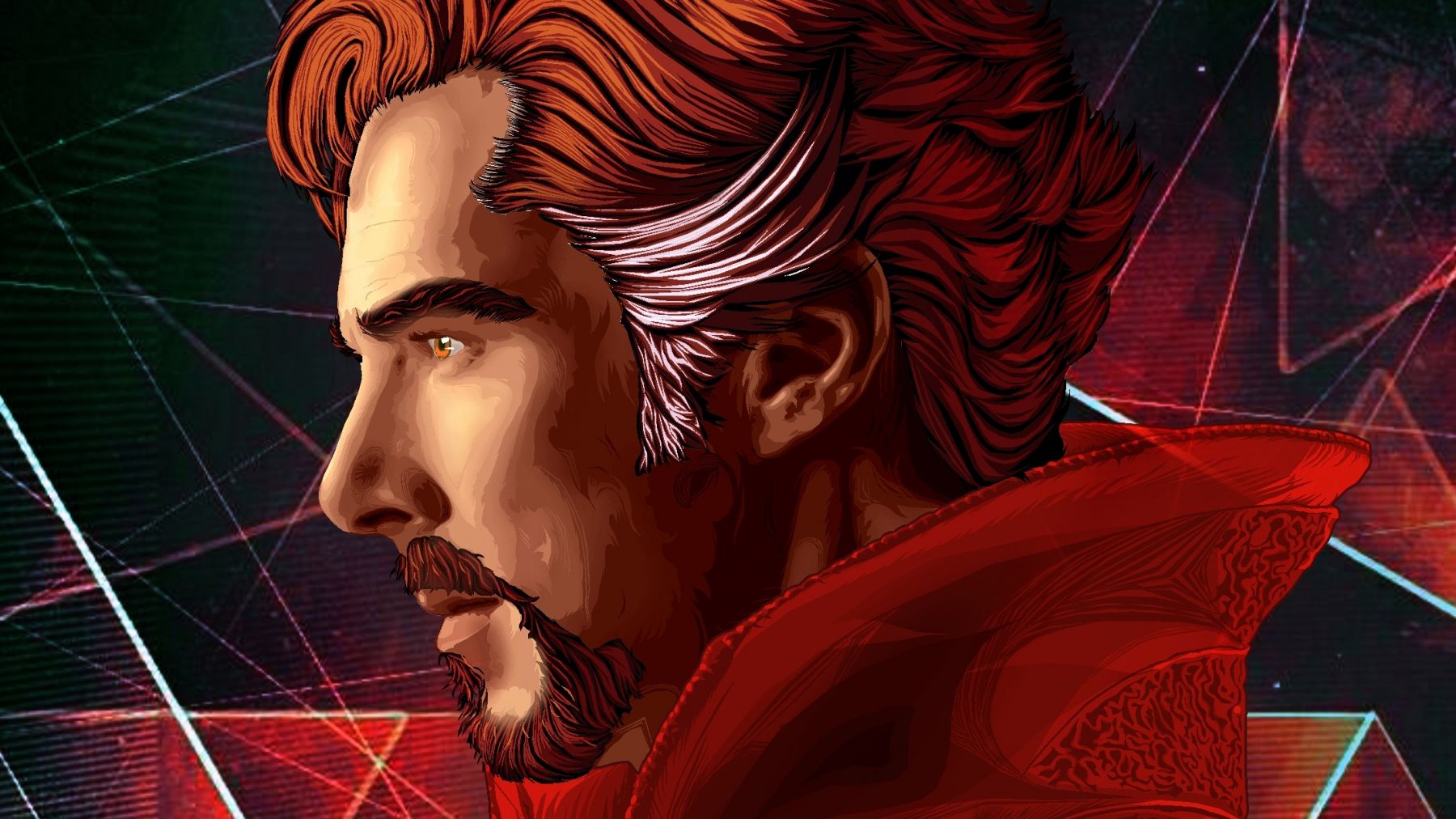 Doctor Strange profilo illustrazione, 1800x1012 900p, Desktop