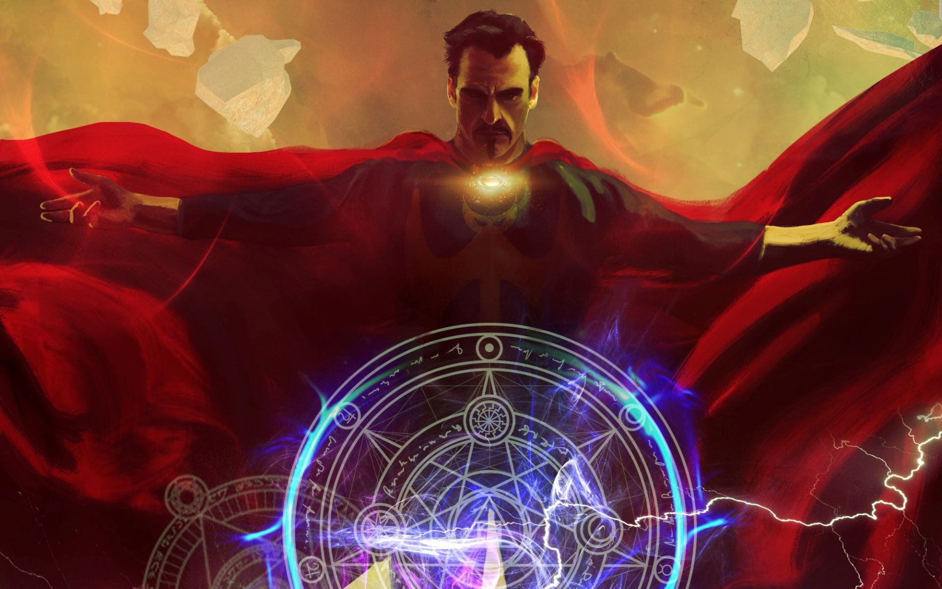 Doctor Strange mantello rosso magico, 1920x1200 Full HD+, PC Desktop