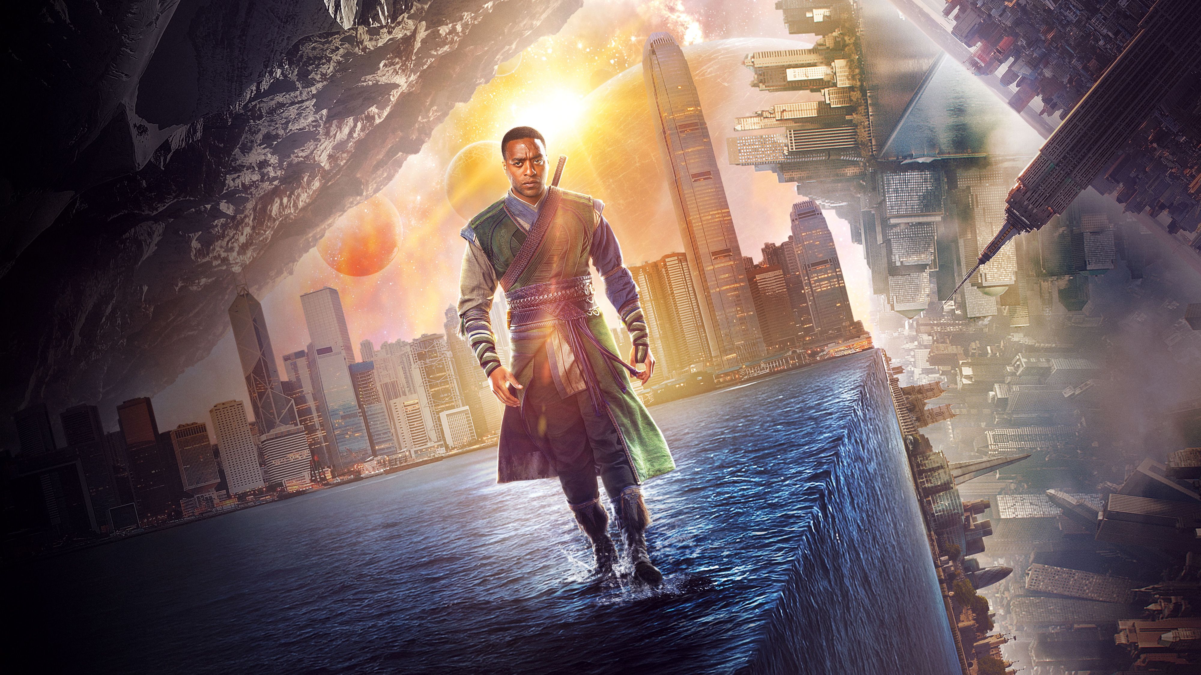 Doctor Strange città capovolta, 4000x2250 4K, PC Desktop