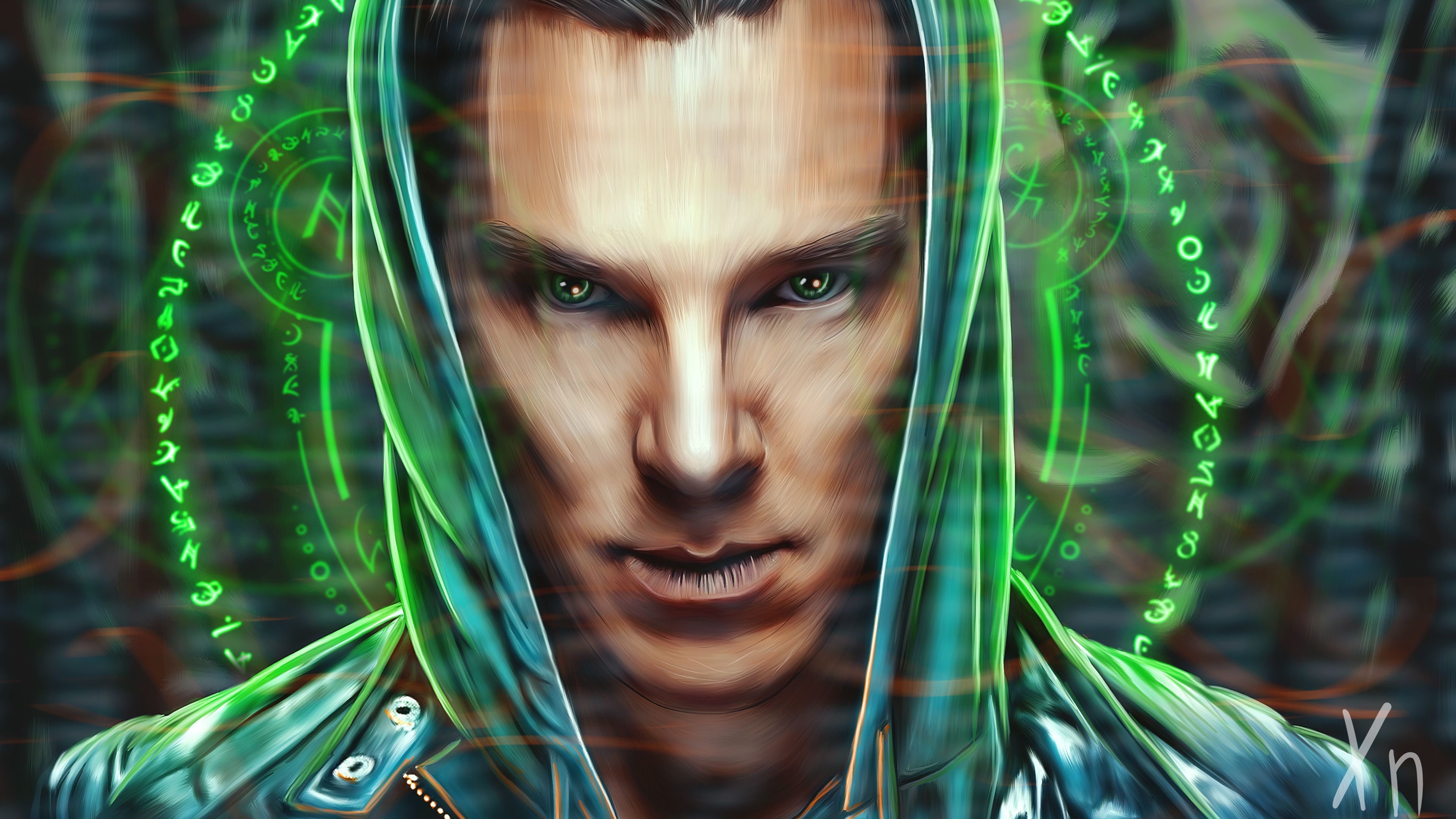 Doctor Strange ritratto artwork, 3840x2160 4K Ultra HD, Desktop