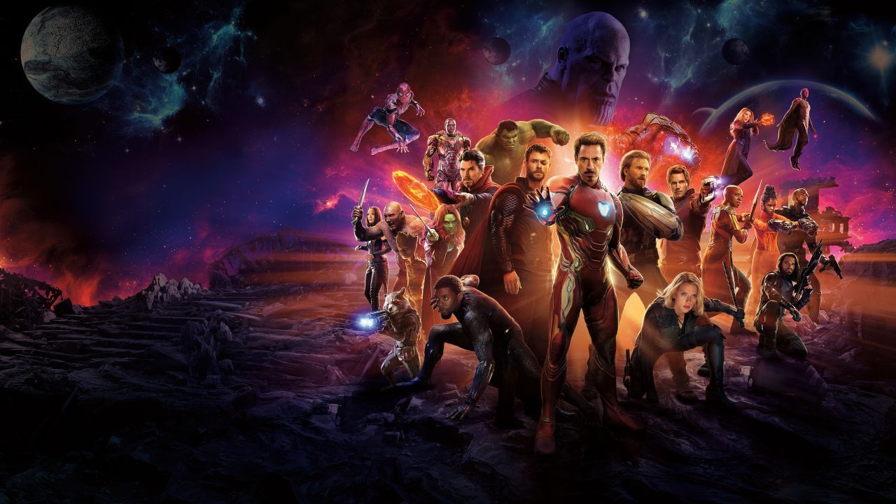 Avengers Infinity War personaggi Marvel, MCU, 1280x720 HD, Desktop