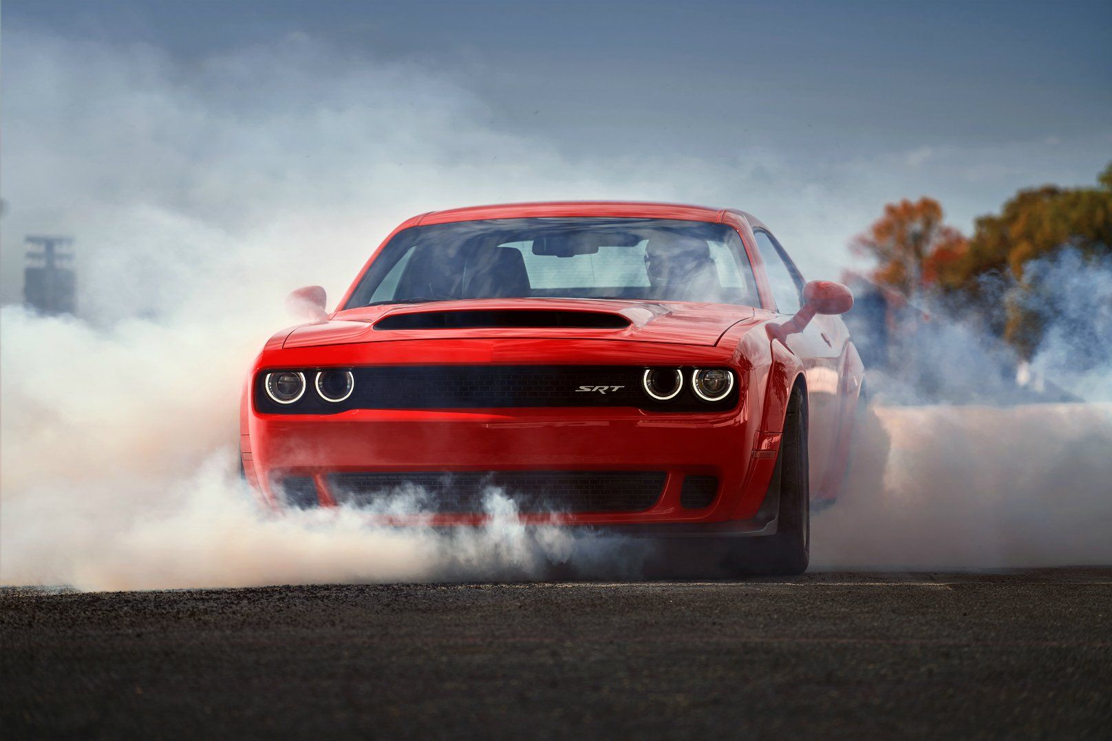 Dodge Challenger SRT Demon rossa, V8 HEMI 6.2 sovralimentato, 1616x1078 HD Ready, PC