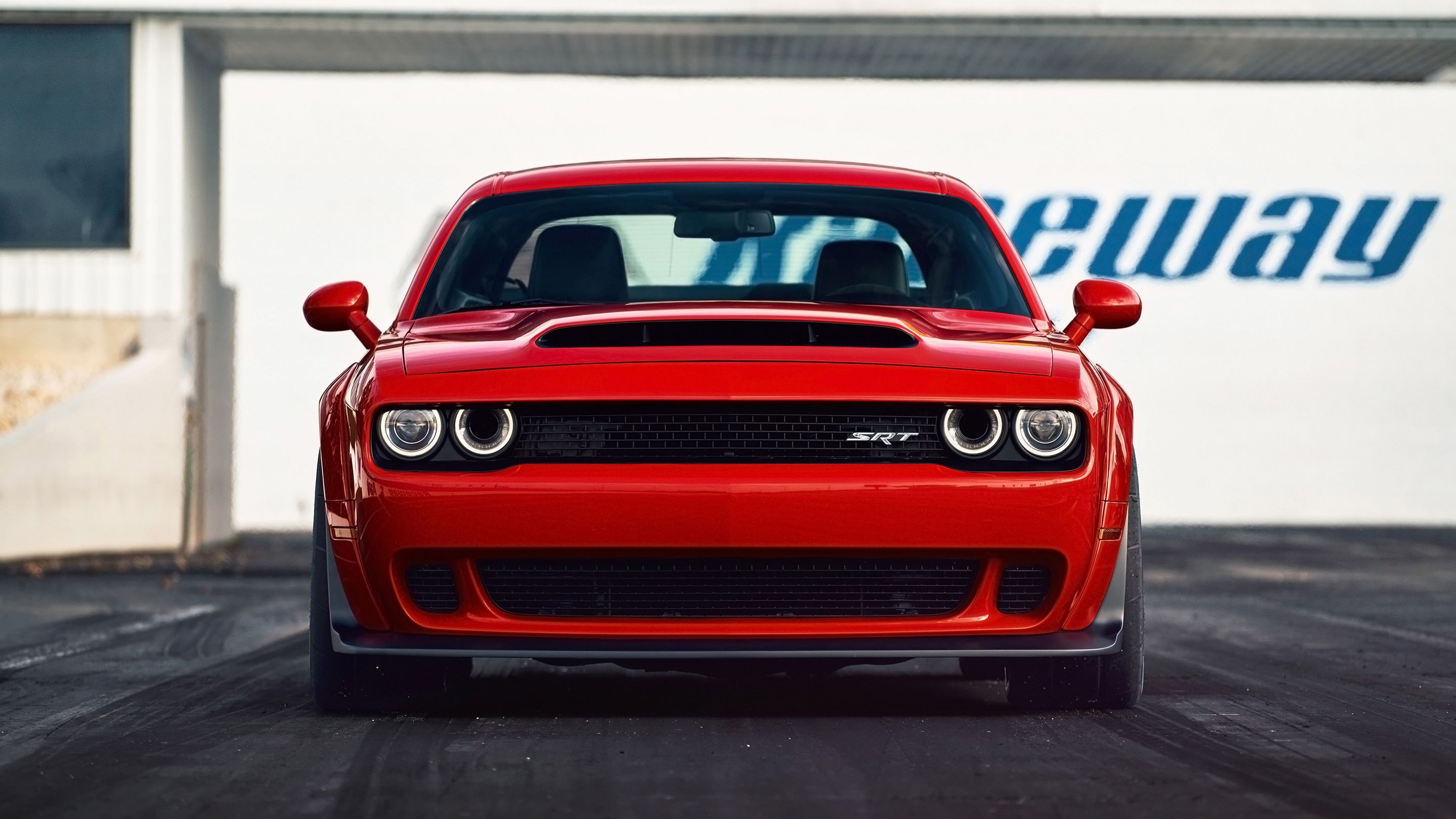 Dodge Challenger SRT Demon rossa, 2880x1620 2K+, Laptop