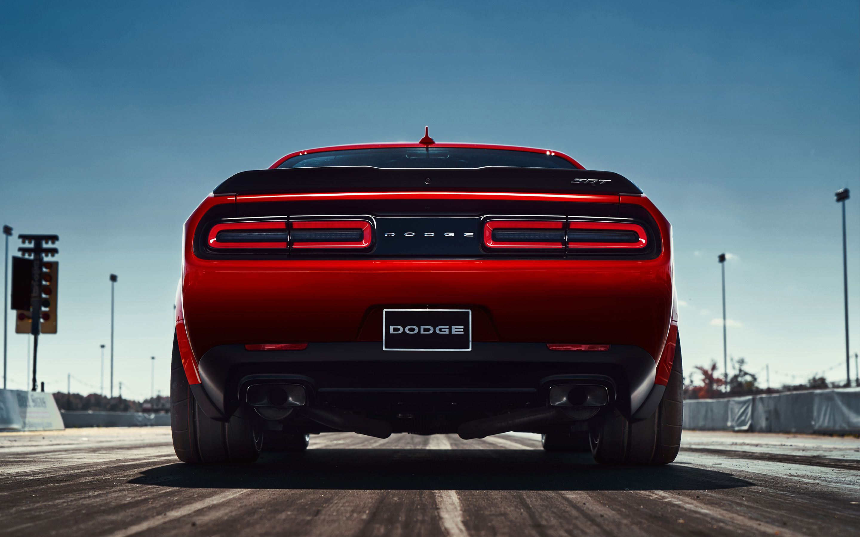 Dodge Challenger SRT Demon rossa, 2880x1800 2K+, Desktop