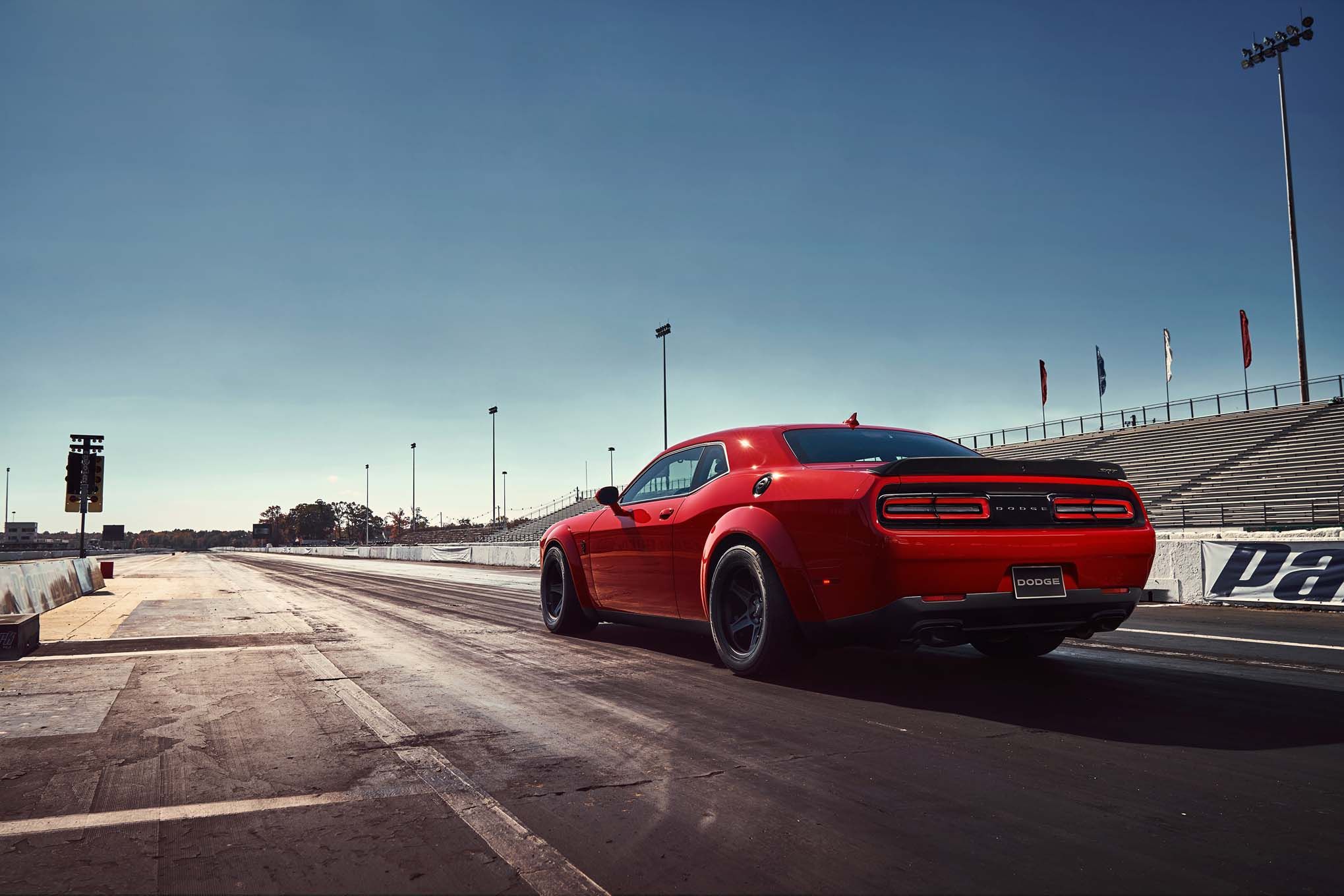 Dodge Challenger SRT Demon rossa, TransBrake, 2039x1360 Hi-Res, PC
