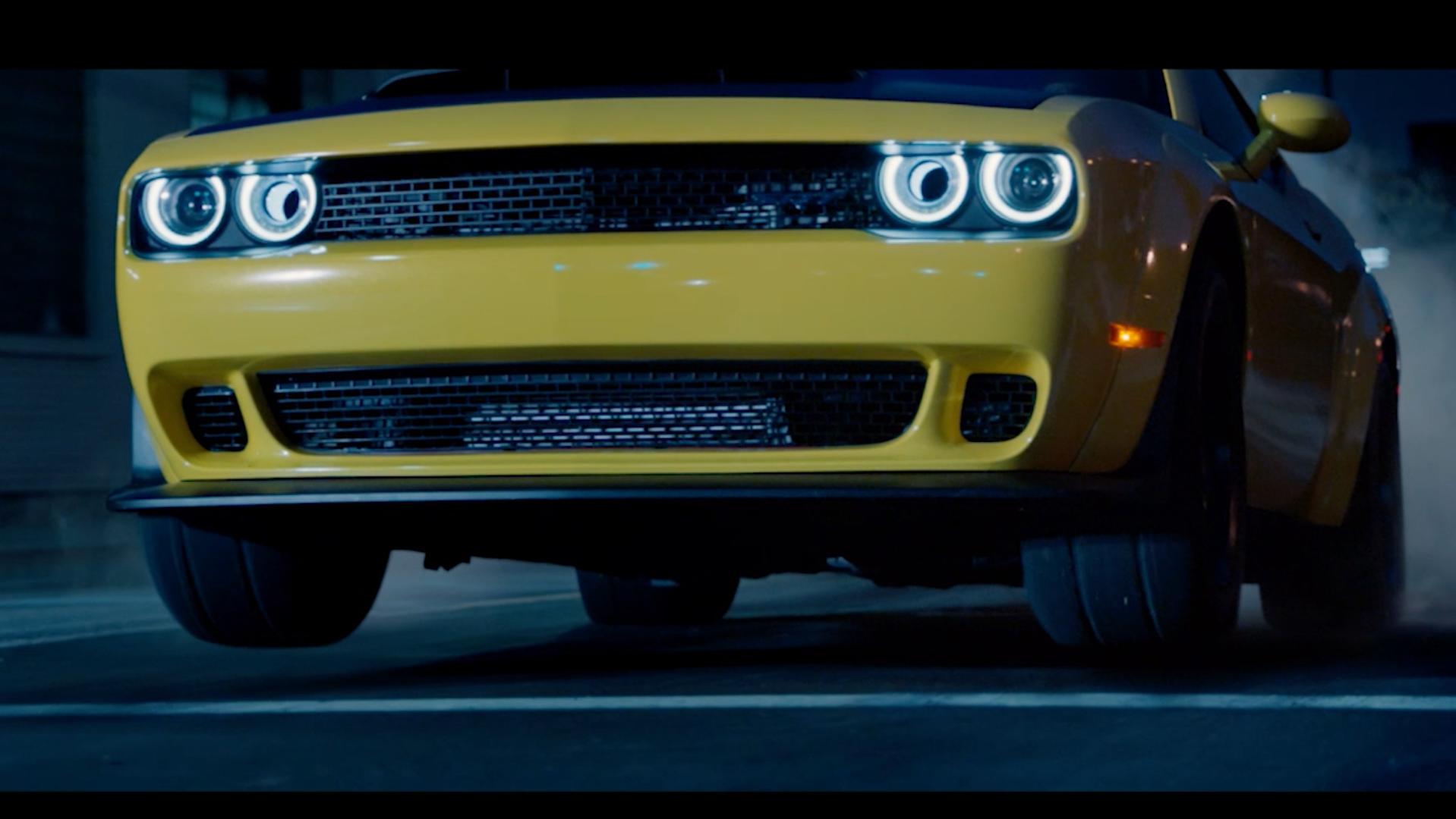 Dodge Challenger Demon giallo, 1918x1080 HD, iMac