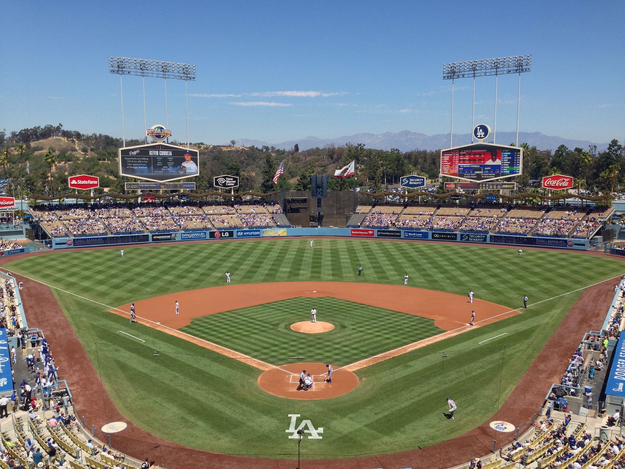 Ingresso Dodger Stadium con palme, 1512x2016 Full HD Verticale, Smartphone