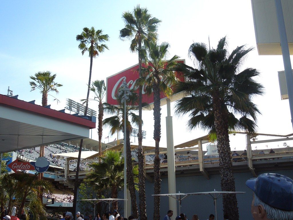 Palme minimaliste stile Dodger Stadium, 1000x1500 Verticale, Telefono