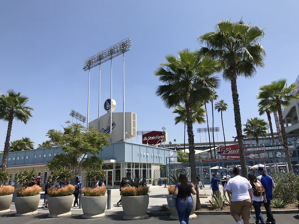 Palme allo stadio Dodger, 1600x1200 HD, Lenovo Legion