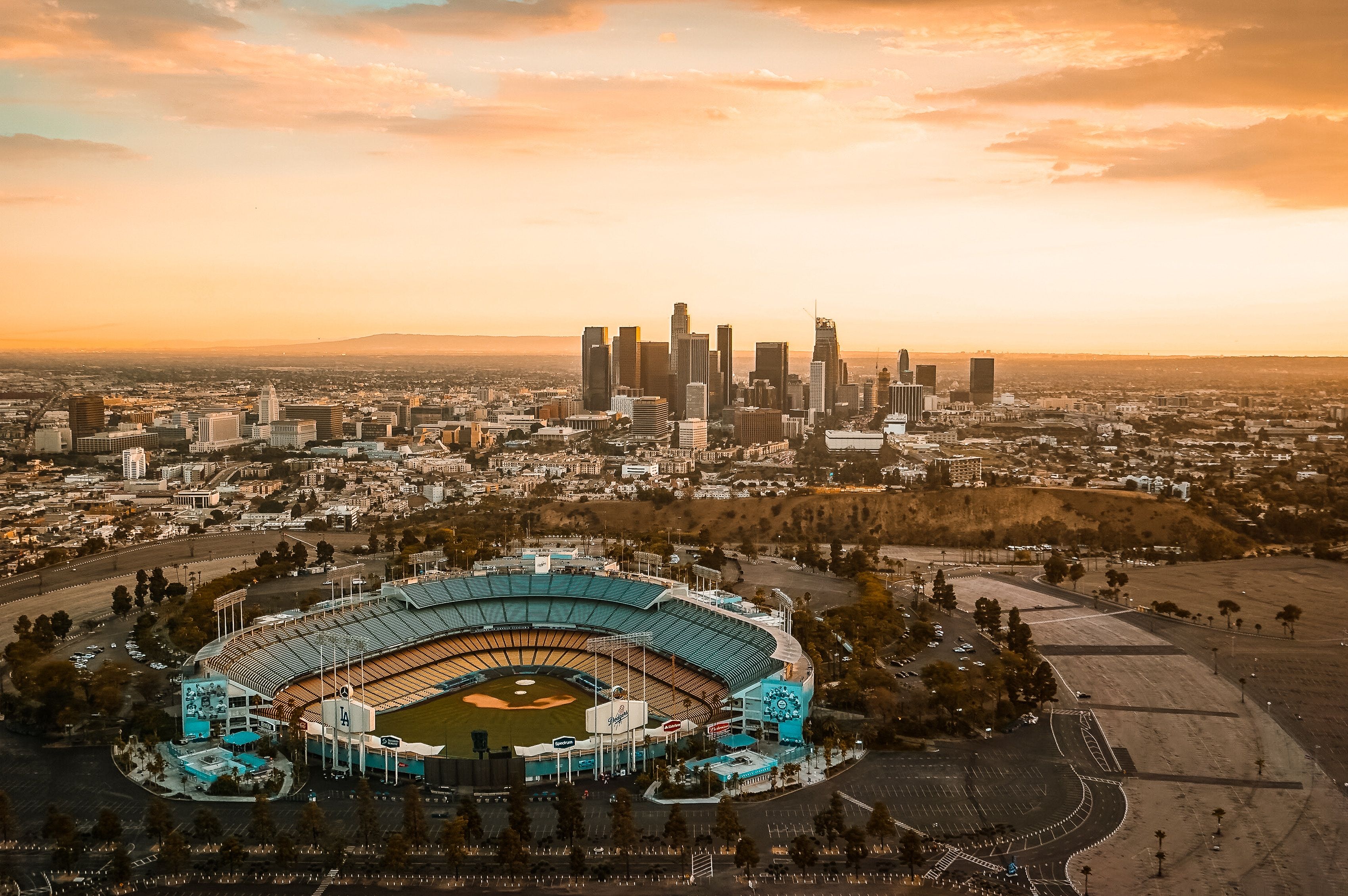 Palme al tramonto Los Angeles, Hollywood, 2048x1536 Hi-Res, PC