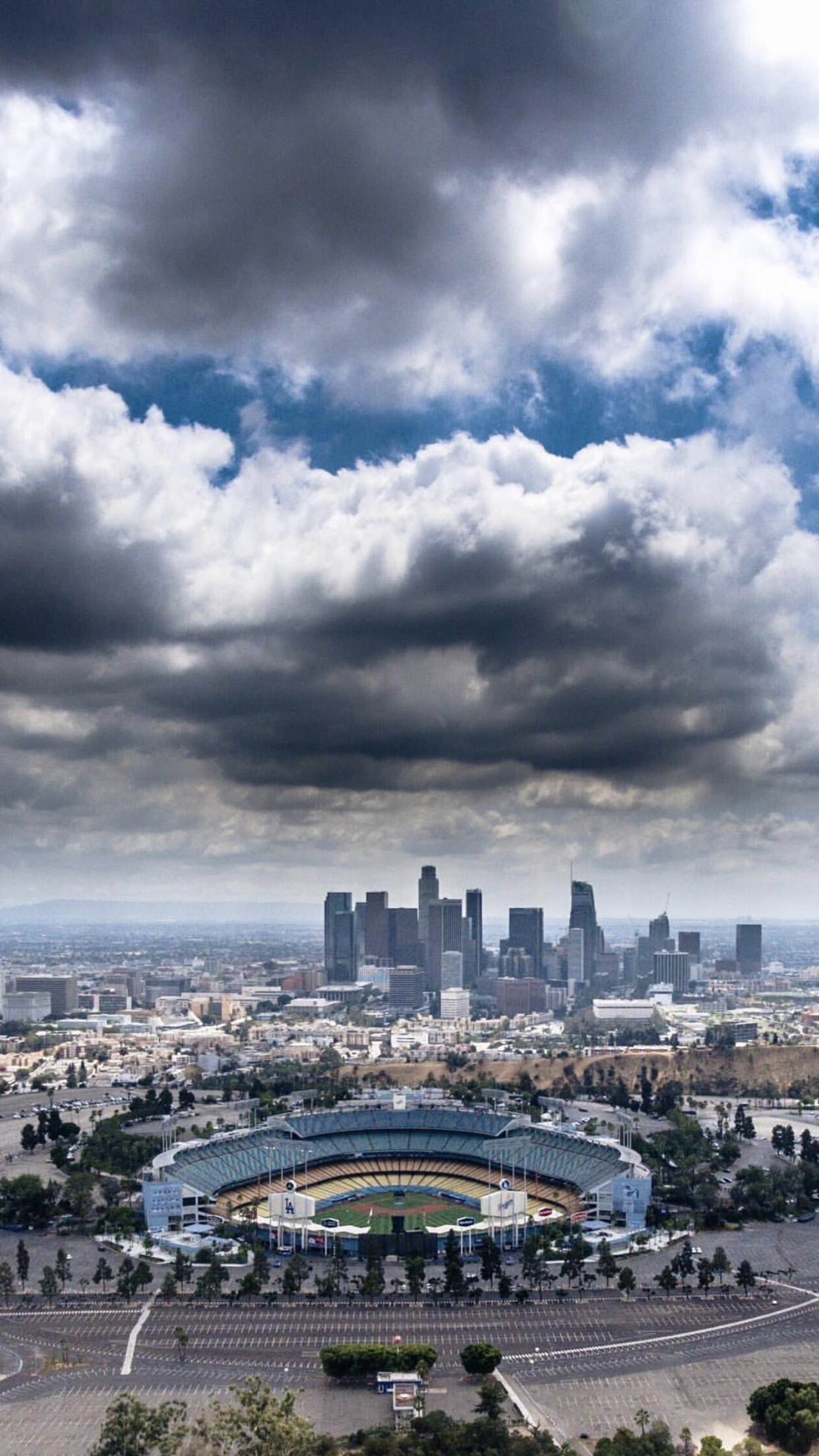Dodger Stadium vista aerea, 1600x900 900p, iMac