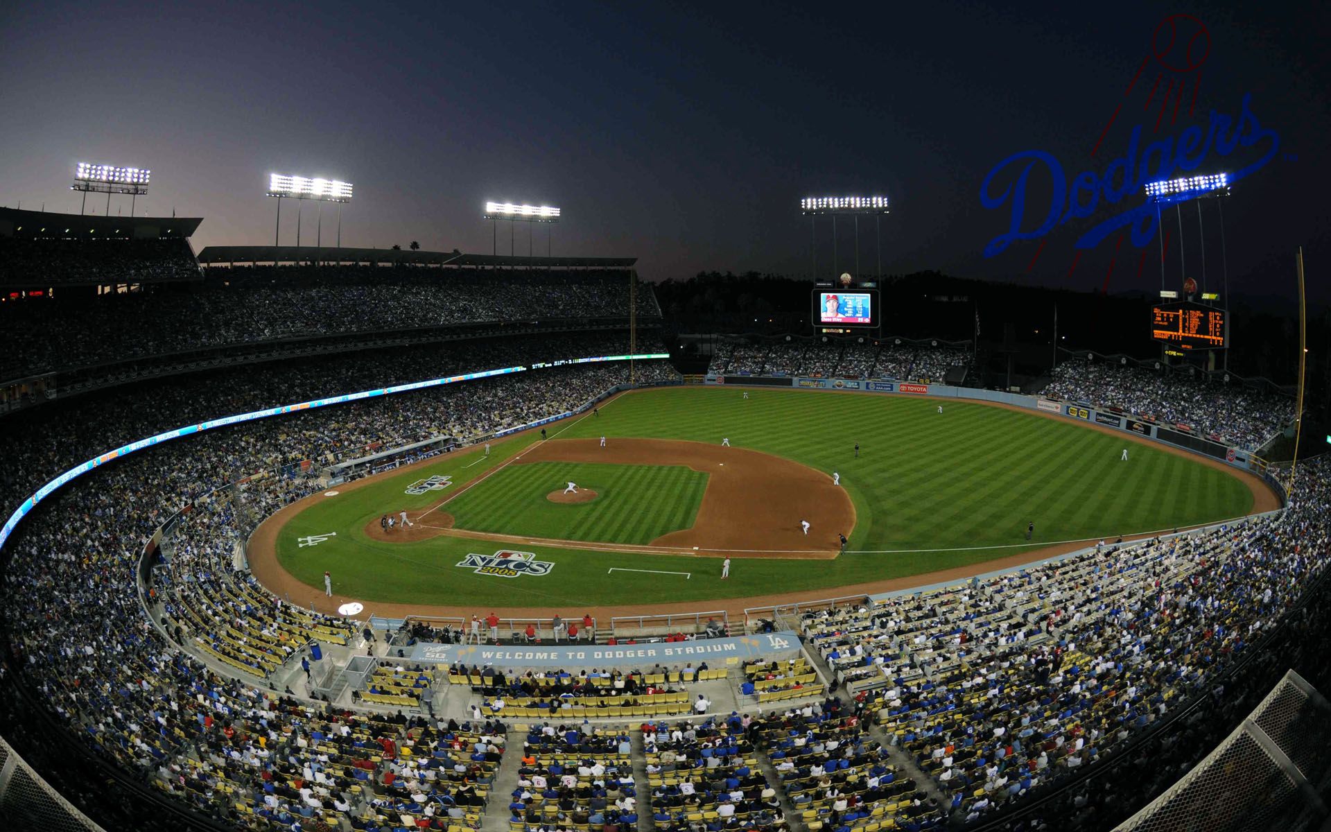 Stadio baseball Dodger Stadium, 2560x1440 QHD, Laptop