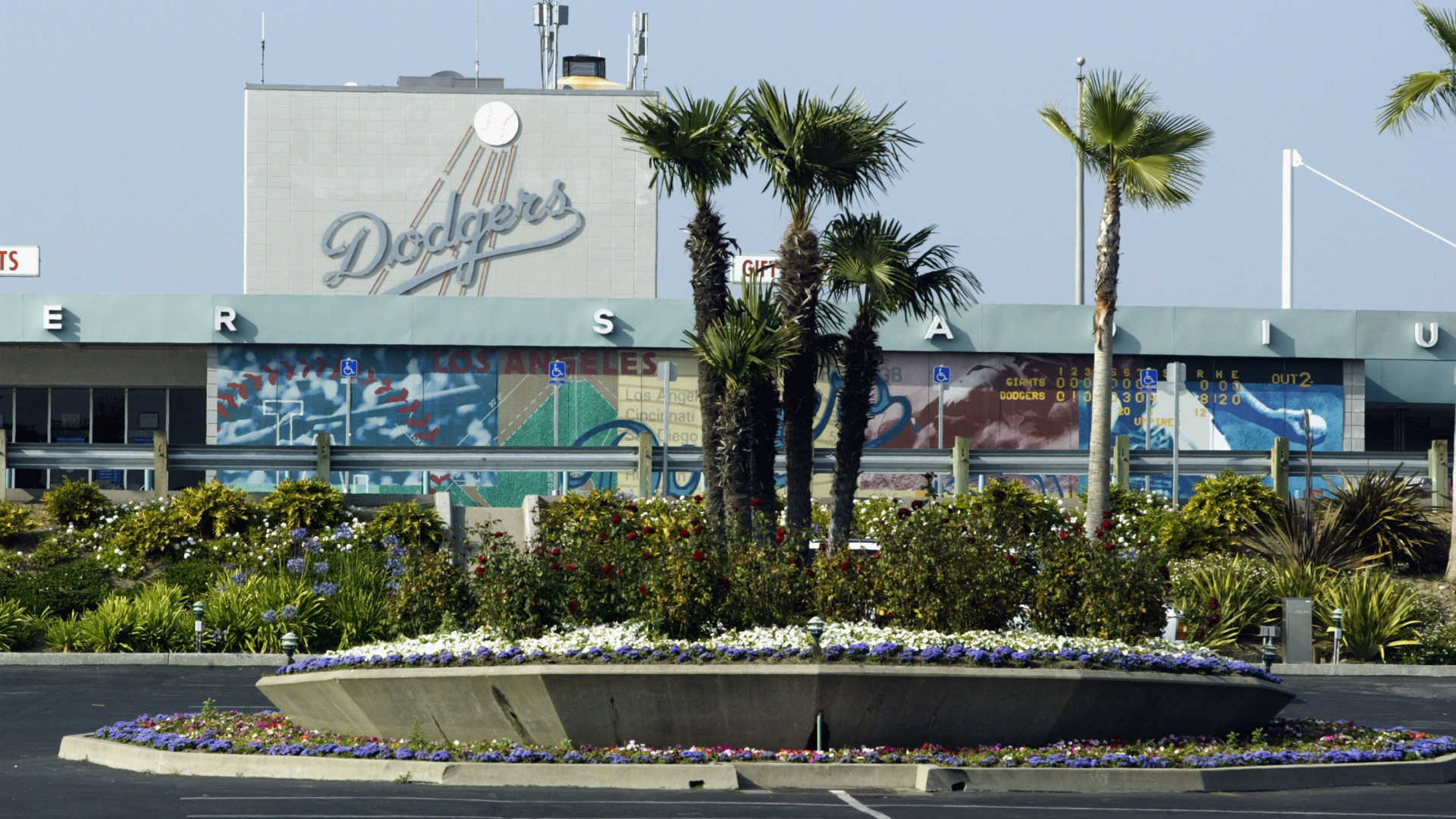 Logo Los Angeles Dodgers testo, 3600x2025 WQXGA, Desktop