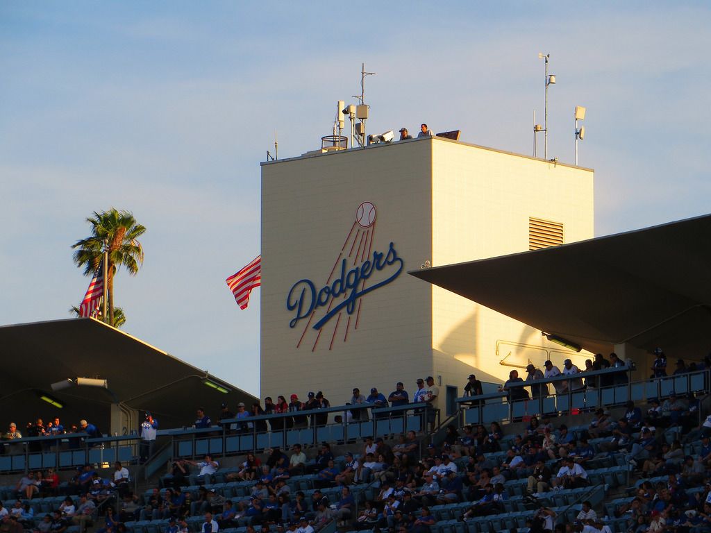 Palme al Dodger Stadium, 1024x768 HD, PC Desktop