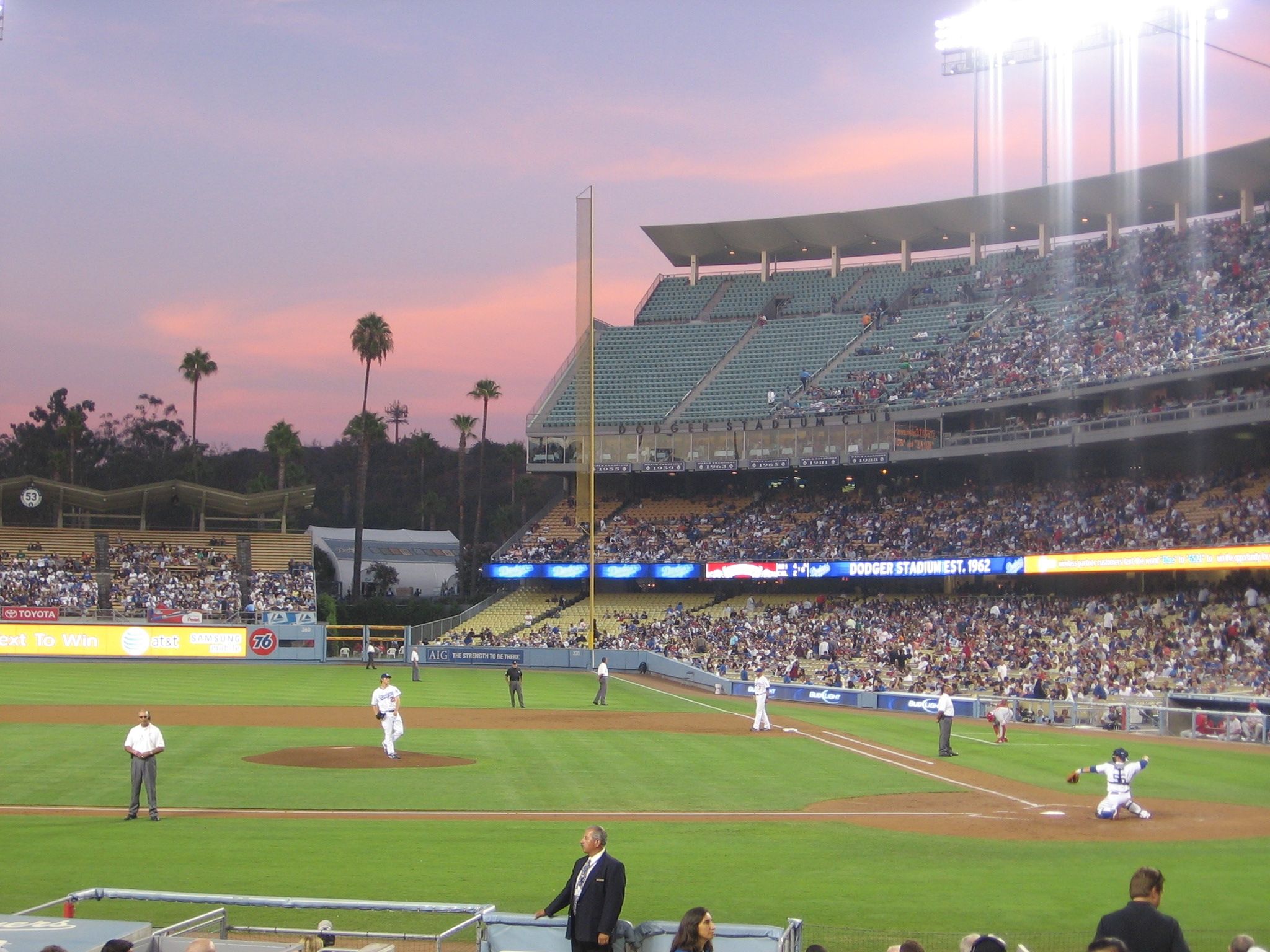 Dodger Stadium vista aerea, 1799x1200 HD, PC