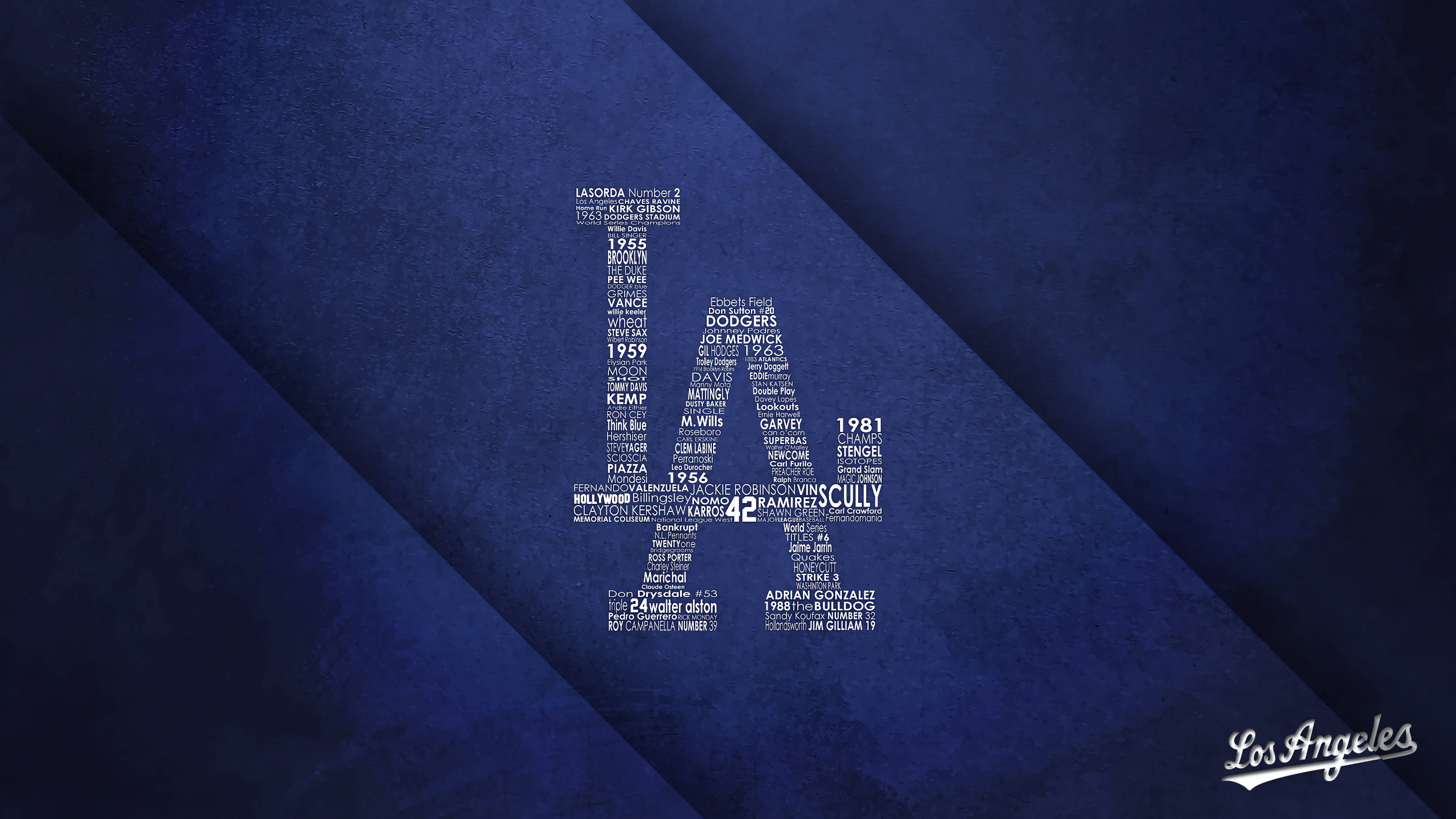 Logo Dodgers su sfondo grigio, 1920x1080 Full HD 1080p, PC