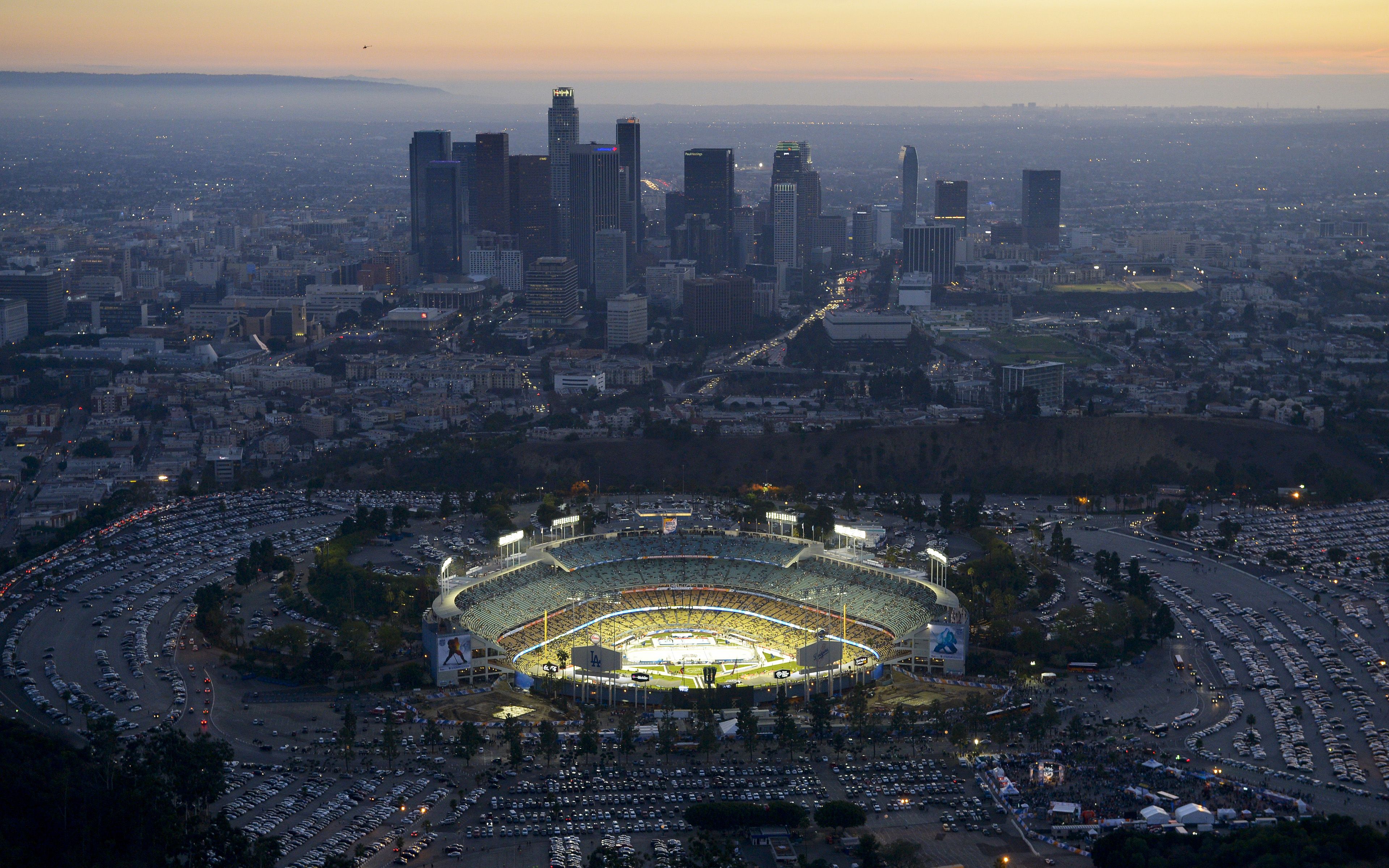 Stadio Dodger con palme, 750x1334 Full HD Verticale, iPhone