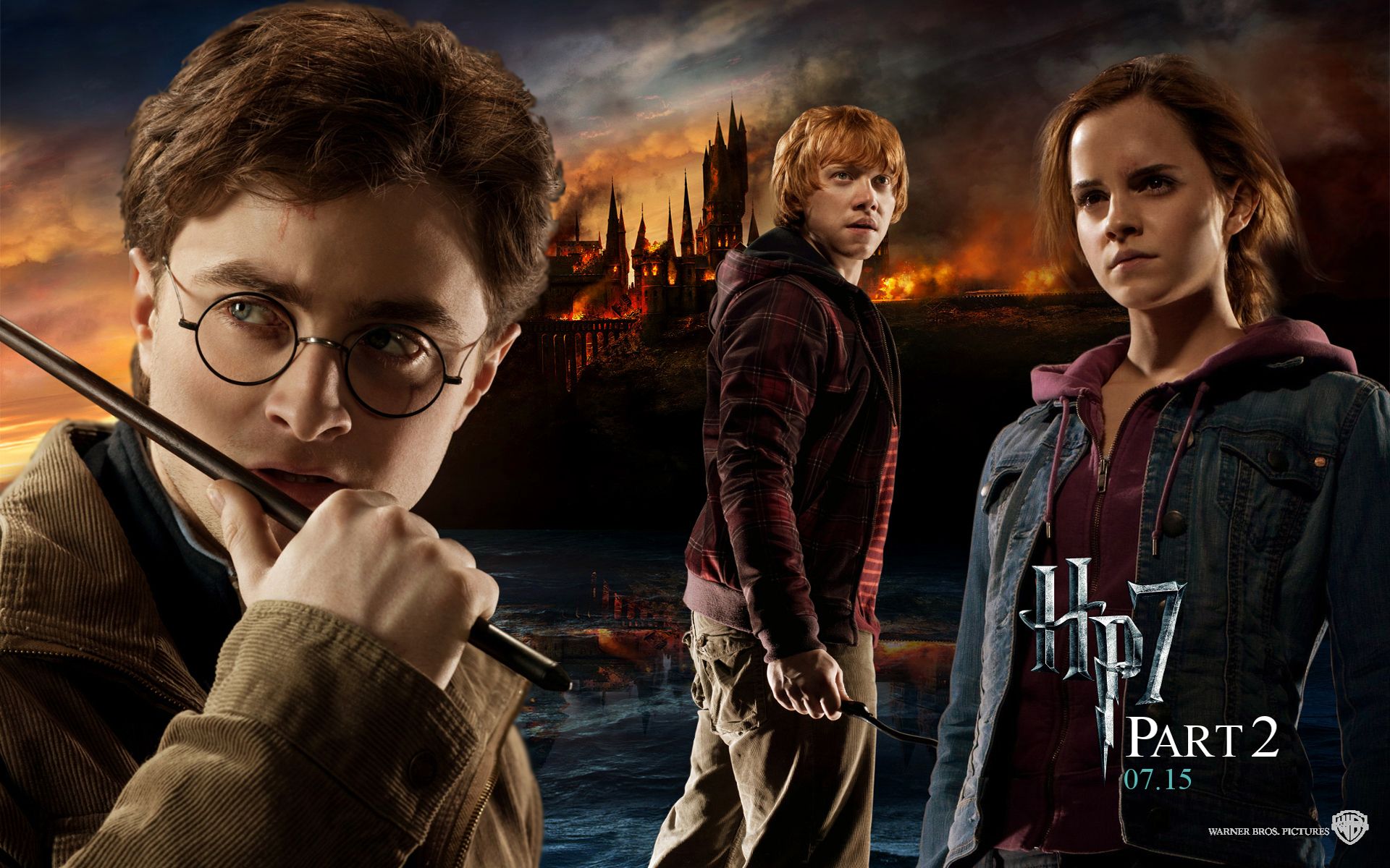 Logo Harry Potter sfondo nero, 1920x1080 1080p, Desktop