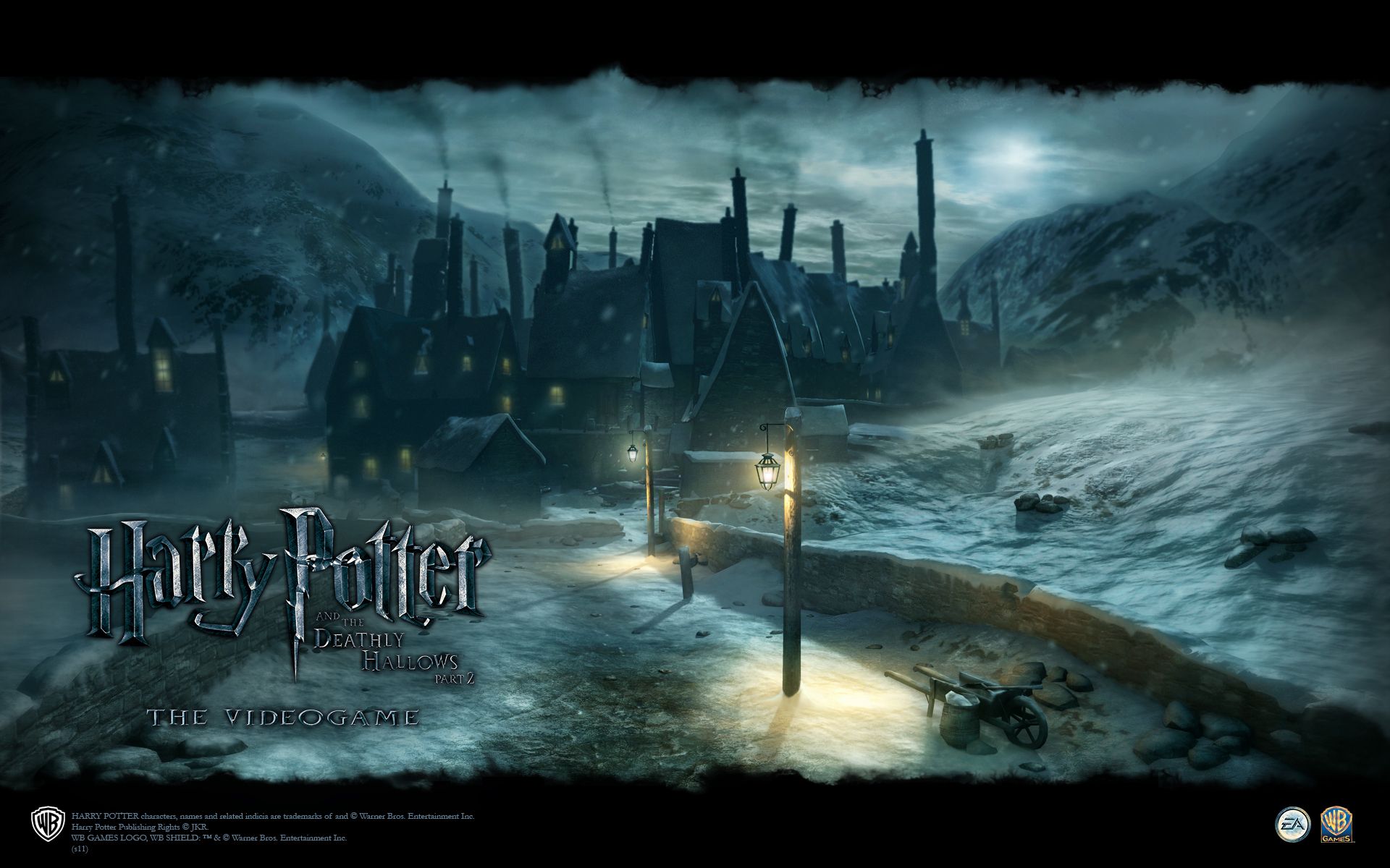 Castello di Hogwarts notturno, 3840x2160 4K, Monitor 4K