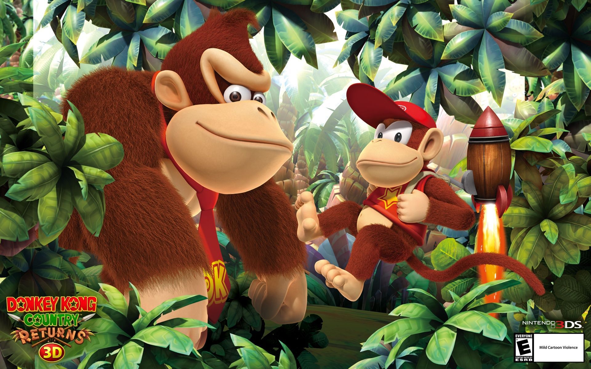 Donkey Kong e Diddy Kong giungla, 1920x1200 Full HD+, PC Desktop