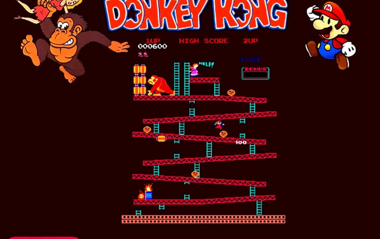 Donkey Kong arcade classico, 1280x804 HD, Notebook Gaming