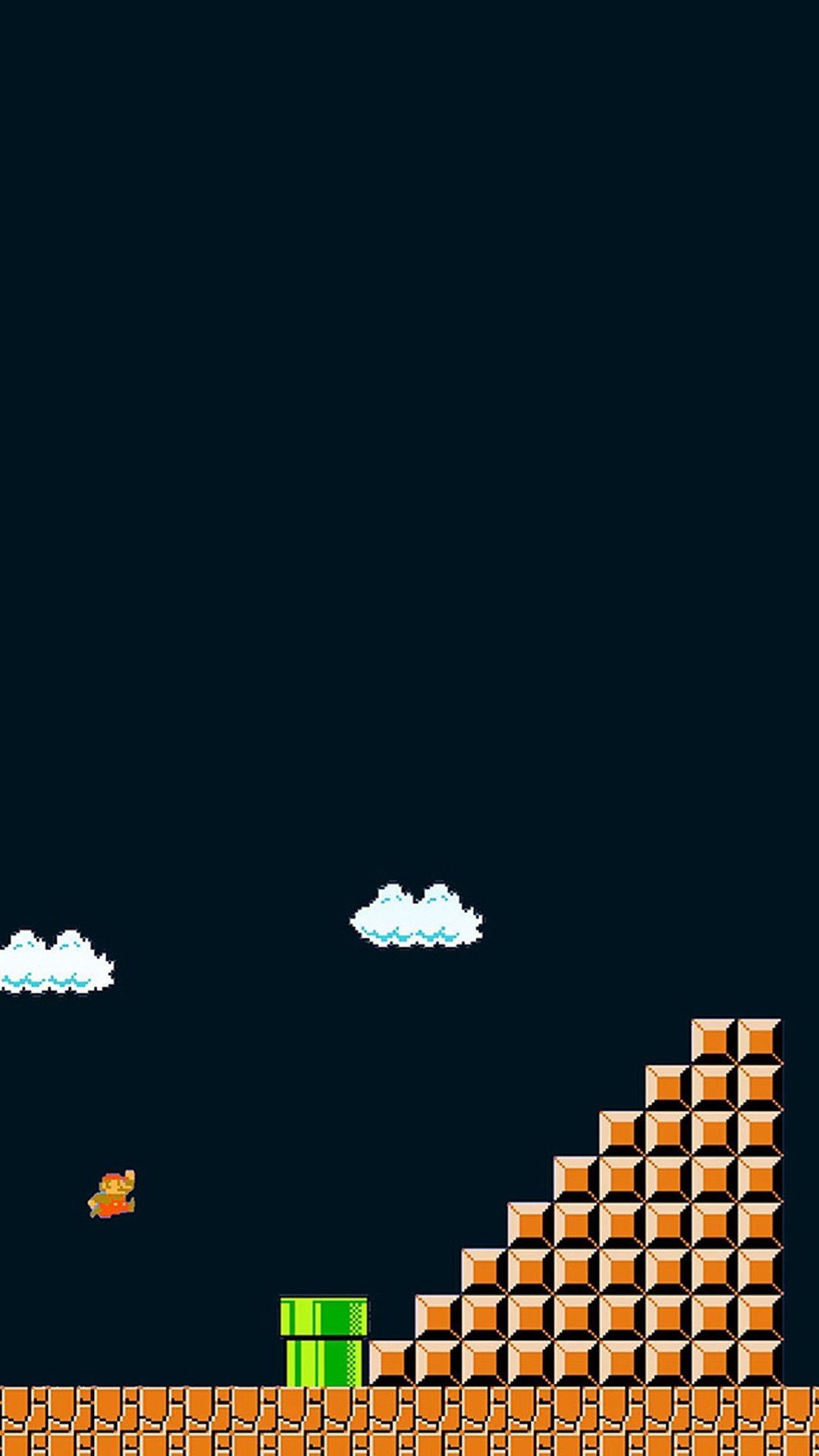 Super Mario Bros pixel art, Nintendo, 1080x1920 Verticale, iPhone Pro Max