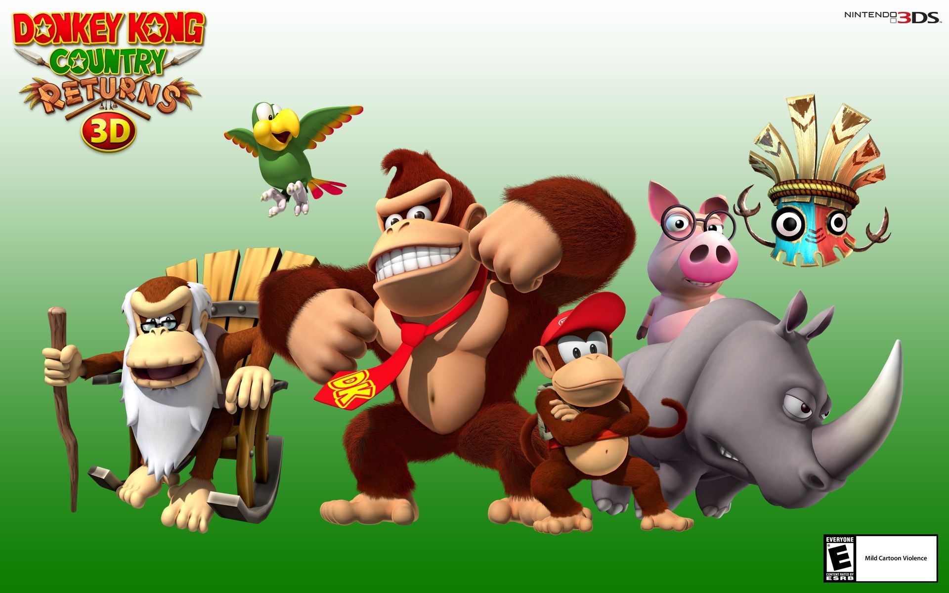 Donkey Kong Country Returns 3D, 1920x1200 Full HD+, Desktop