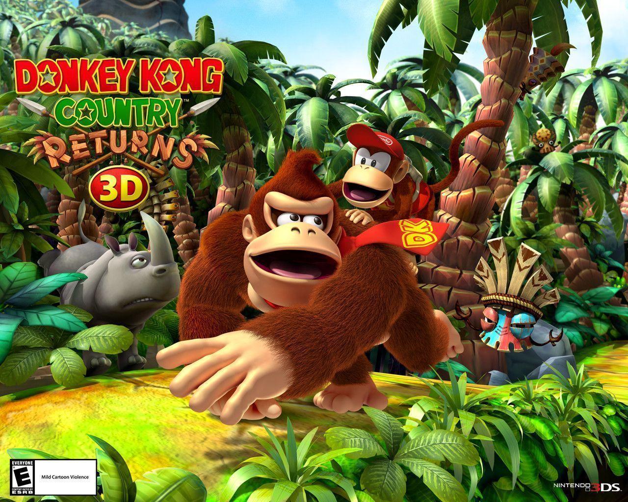 Donkey Kong Country Returns 3D, 1280x1024 720p, MacBook Air