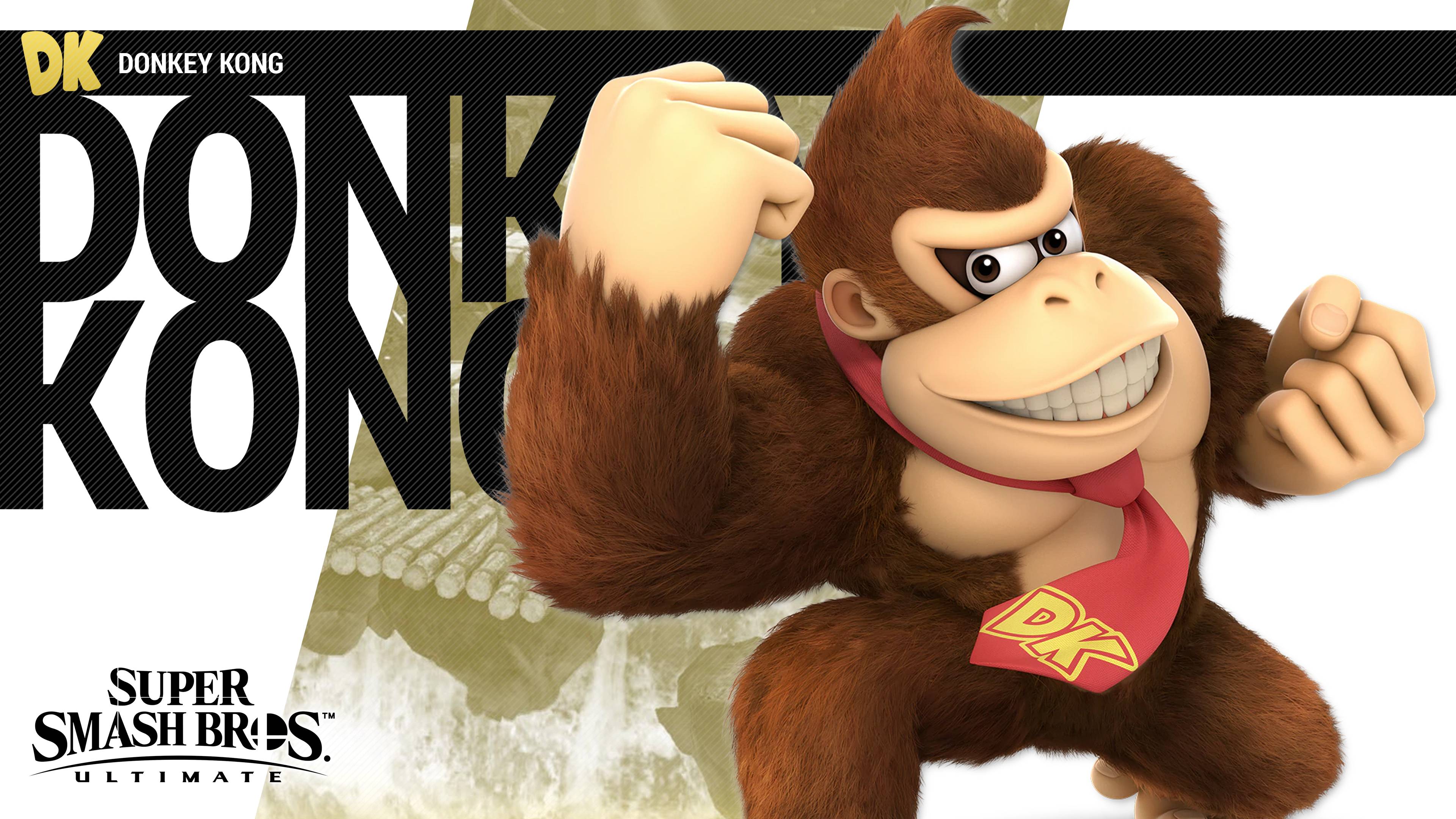 Donkey Kong Super Smash Bros, Donkey Kong Country, 3840x2160 UHD, PC 4K