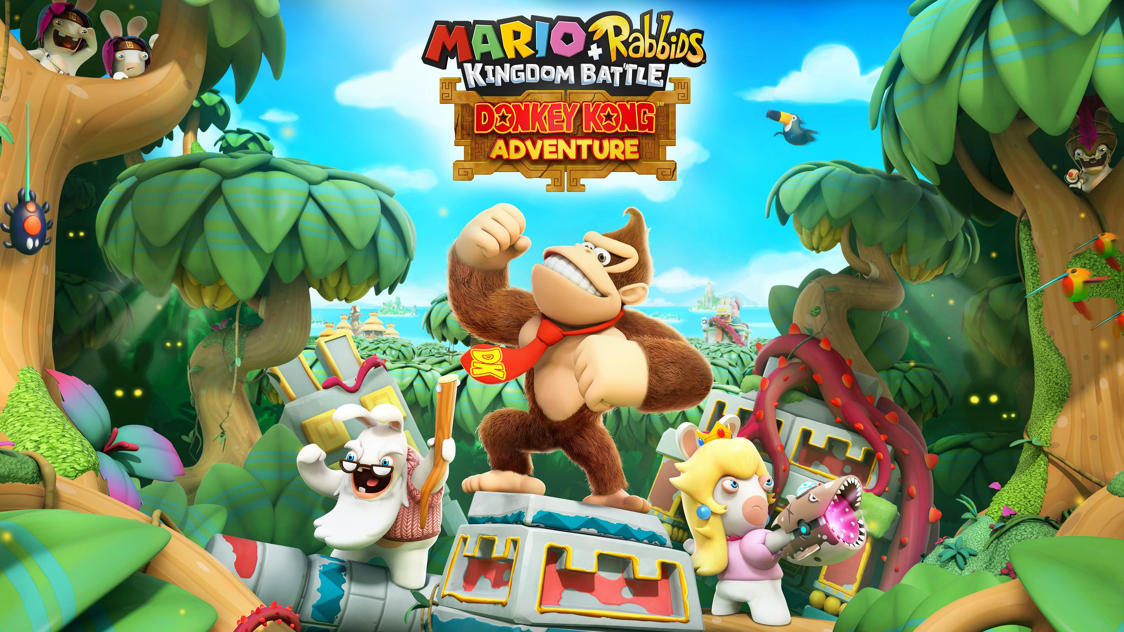 Mario Rabbids Kingdom Battle Donkey Kong, 3840x2160 Ultra HD, Monitor 4K