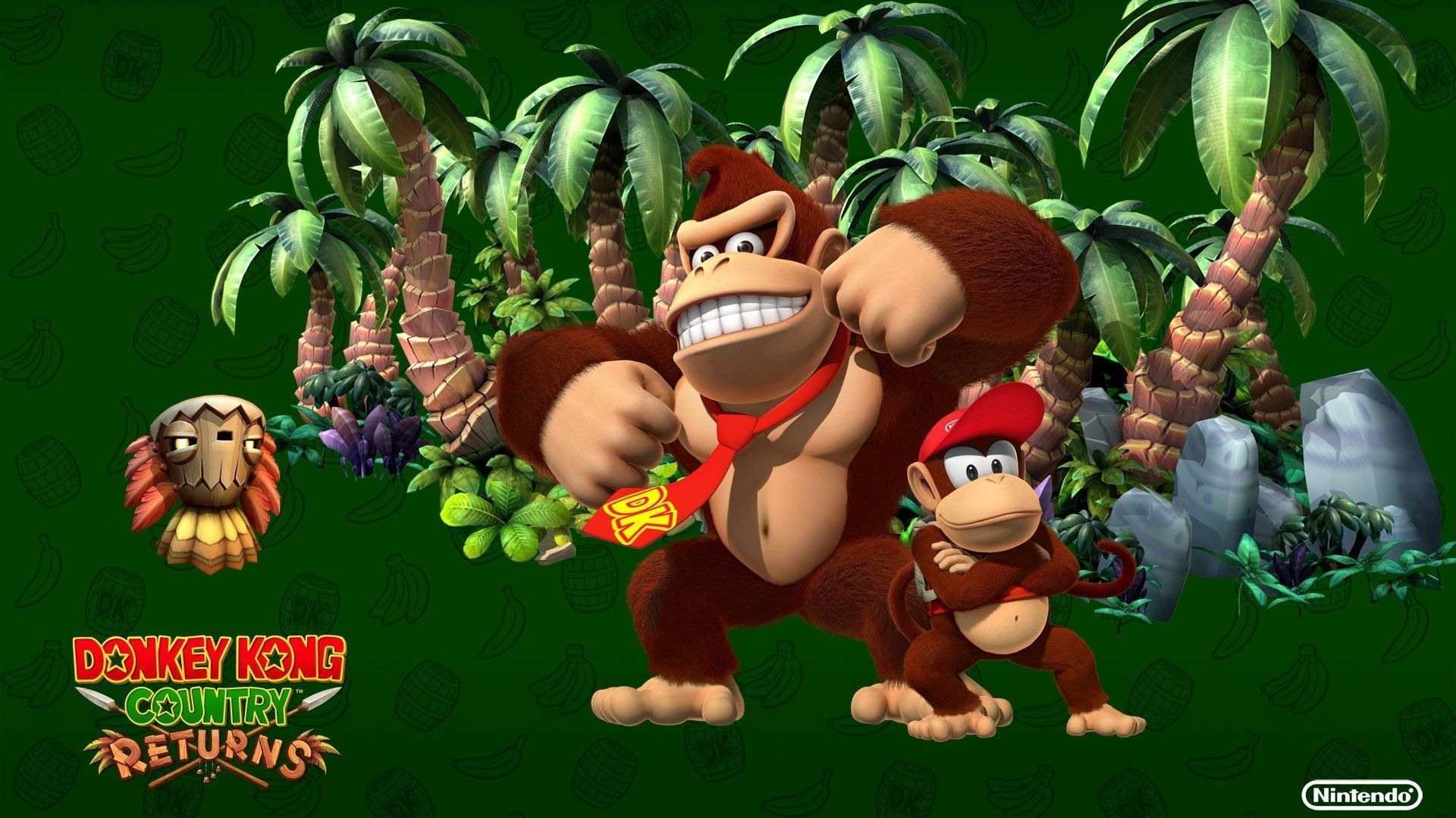 Donkey Kong Country Returns, 1920x1080 Full HD, PC Desktop