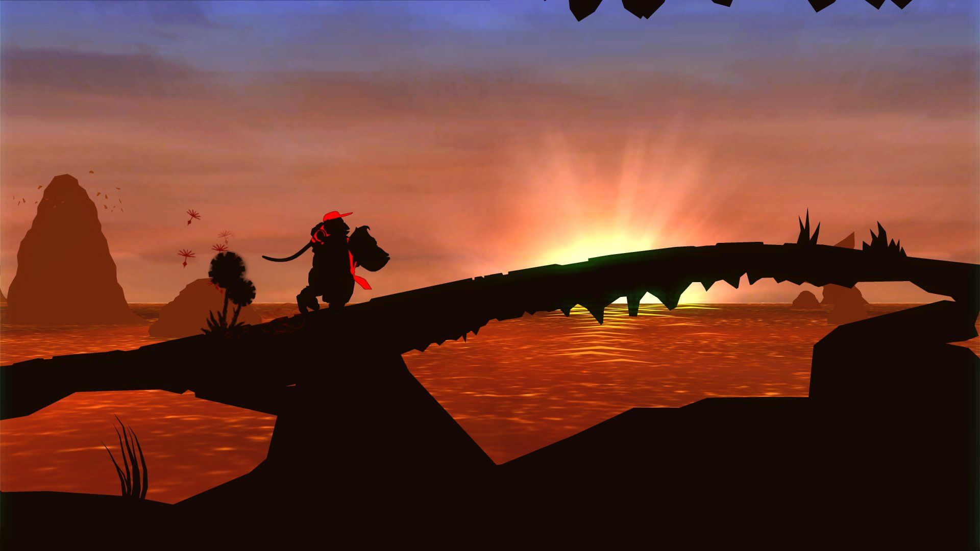 Donkey Kong tramonto silhouette, 1920x1080 1080p, Desktop