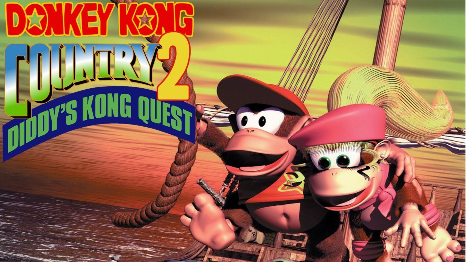 Donkey Kong Country 2 logo, 1920x1080 1080p, Desktop