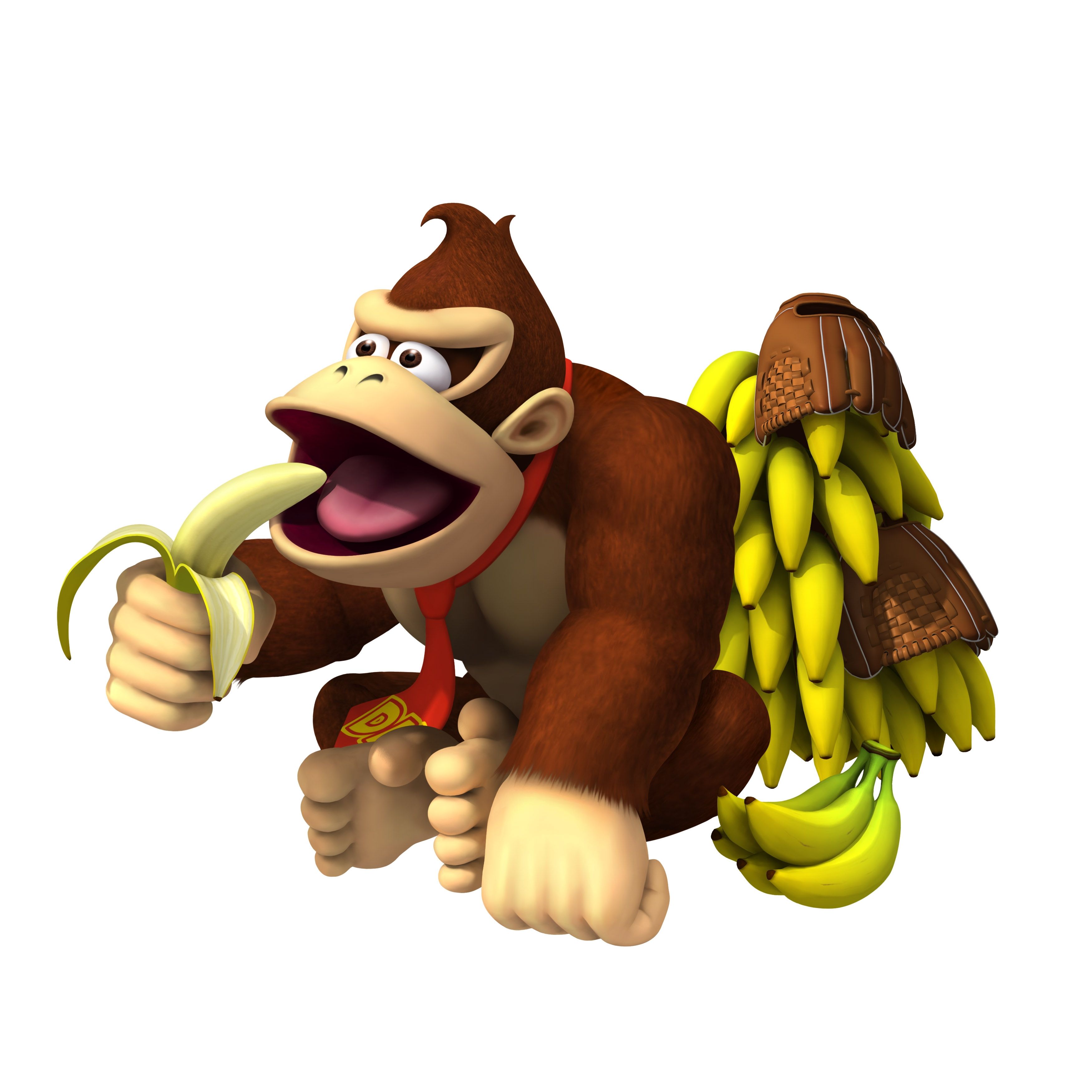 Donkey Kong con banane, 3500x3500 2K+, Desktop