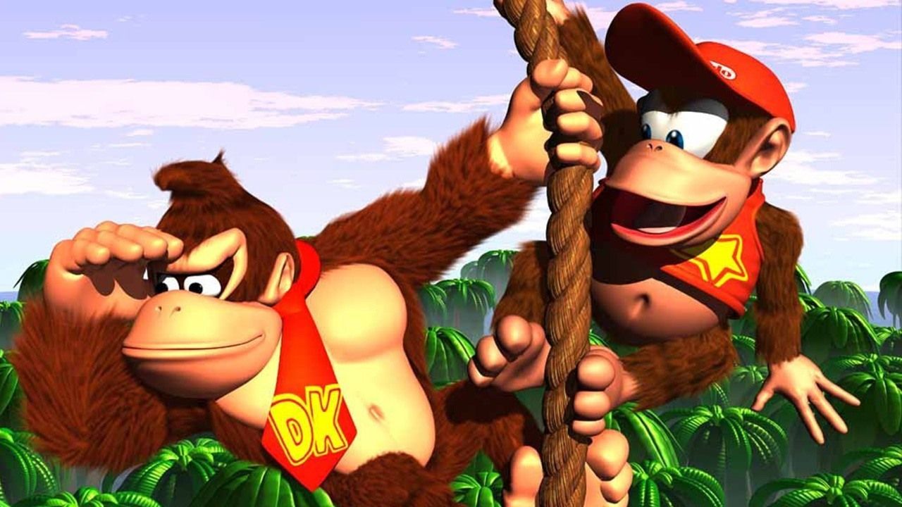 Donkey Kong e Diddy Kong, 1280x720 720p, PC