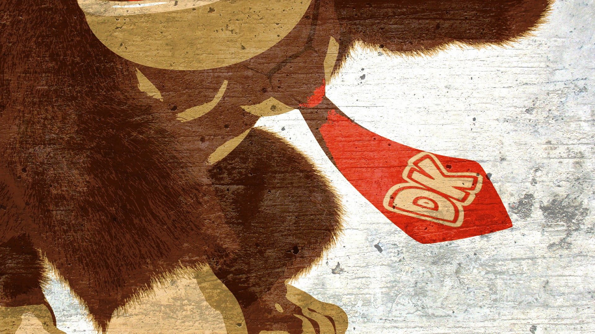 Donkey Kong cravatta illustrazione, 1920x1080 Full HD 1080p, Desktop