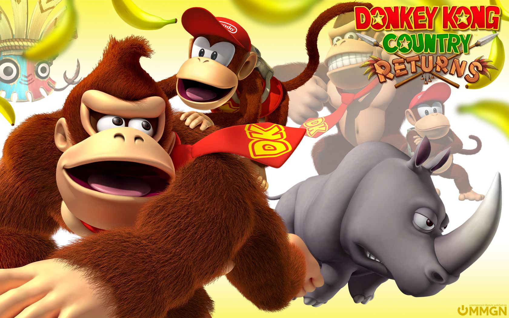 Donkey Kong Country Returns personaggi, 1680x1050 900p, Desktop