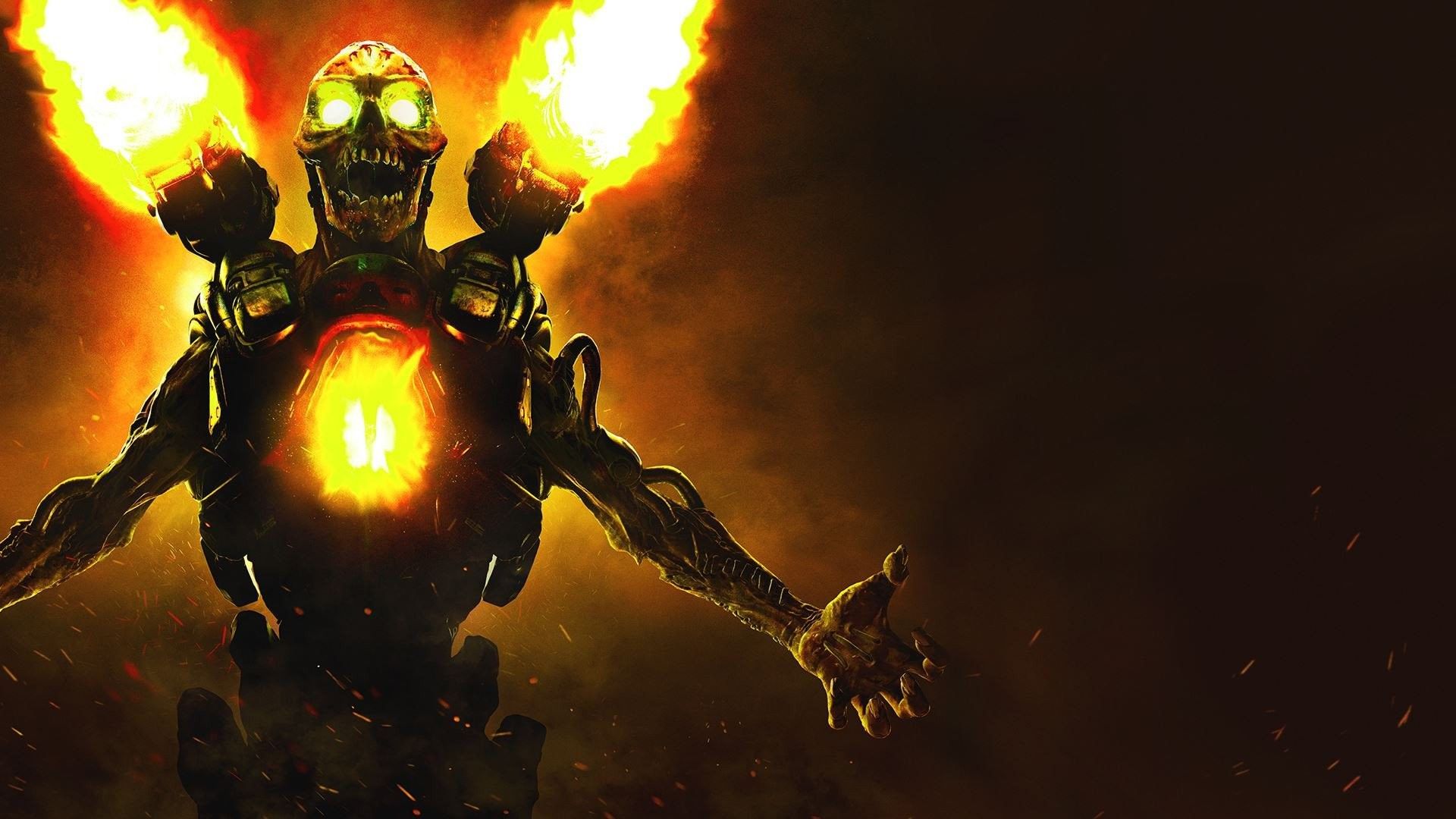 Doom Revenant demone infuocato, 1920x1080 1080p, Desktop