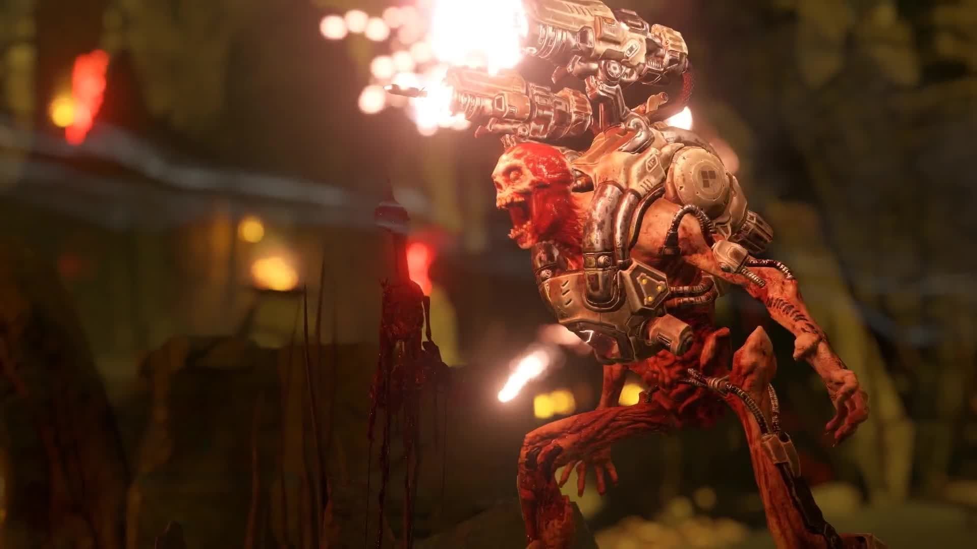Mostro robotico Doom infernale, 1920x1080 1080p, Laptop