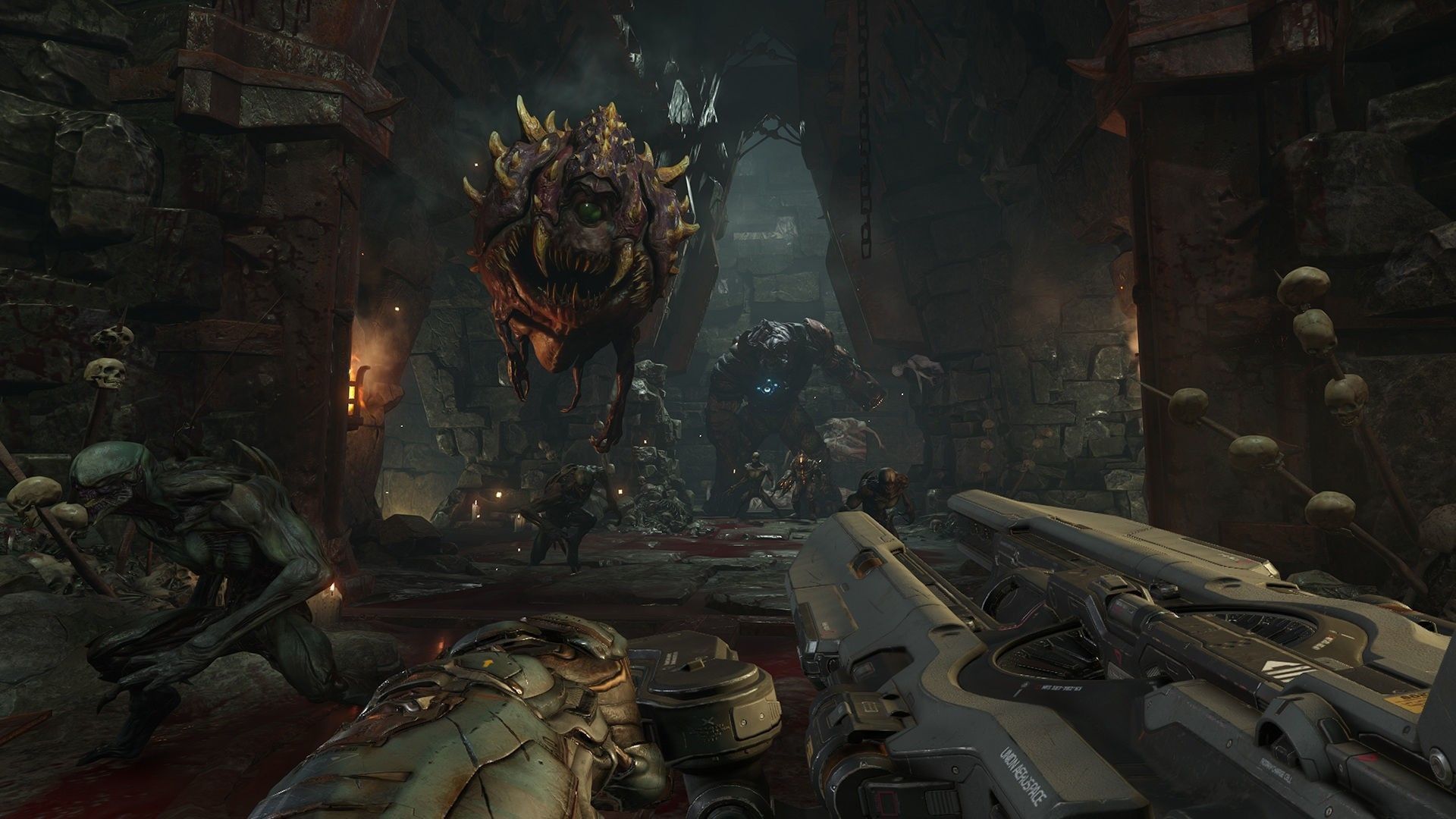 Doom 4 mostro demone battaglia, 1920x1080 Full HD 1080p, PC