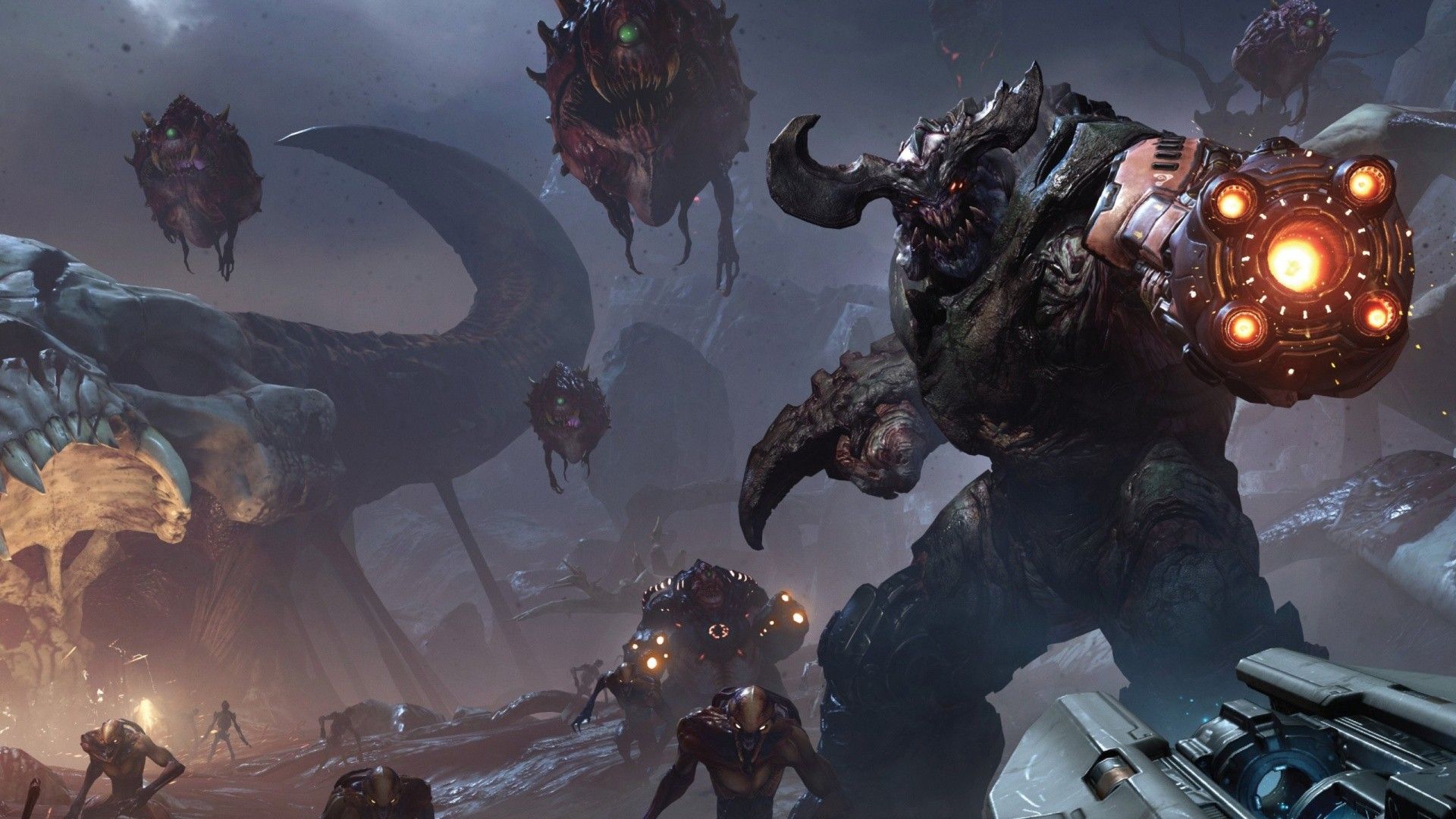 Doom 4 mostro demoni battaglia, 1920x1080 Full HD 1080p, Laptop