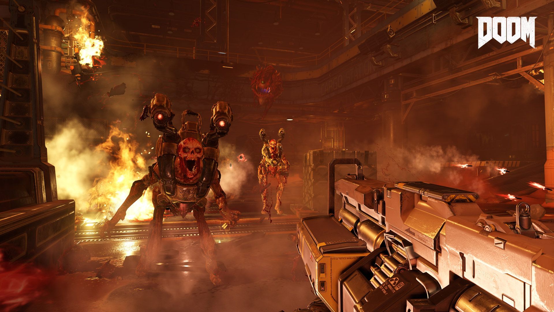 Doom scena combattimento infernale, 1920x1080 Full HD 1080p, Laptop