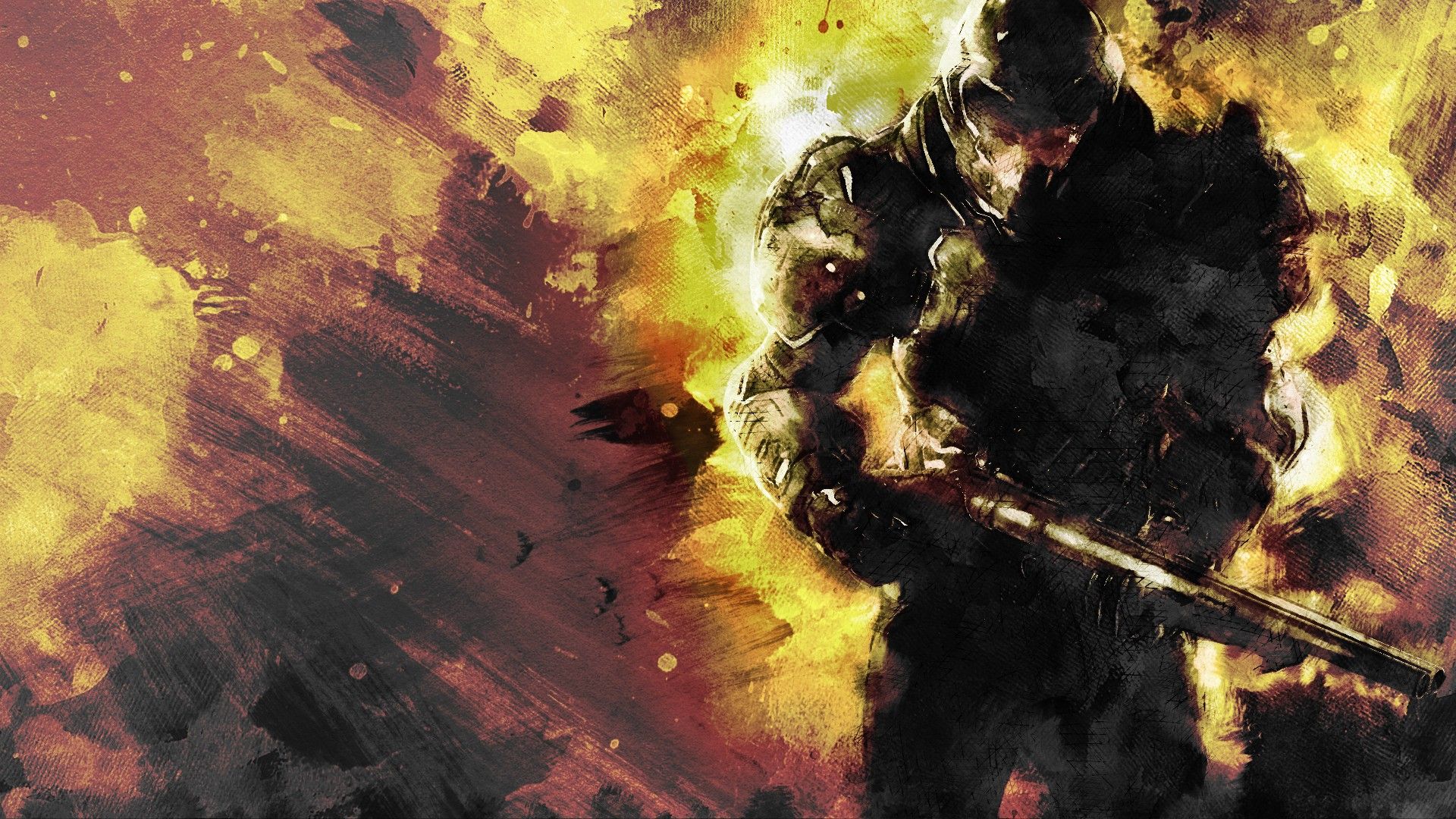 Demone rosso Doom, 1280x720 720p, iMac