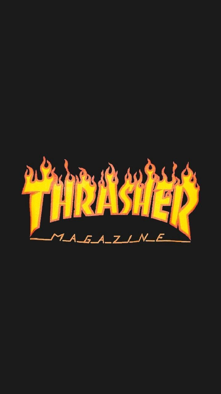 Logo Thrasher Magazine fiamme, 719x1280 Full HD Verticale, Google Pixel