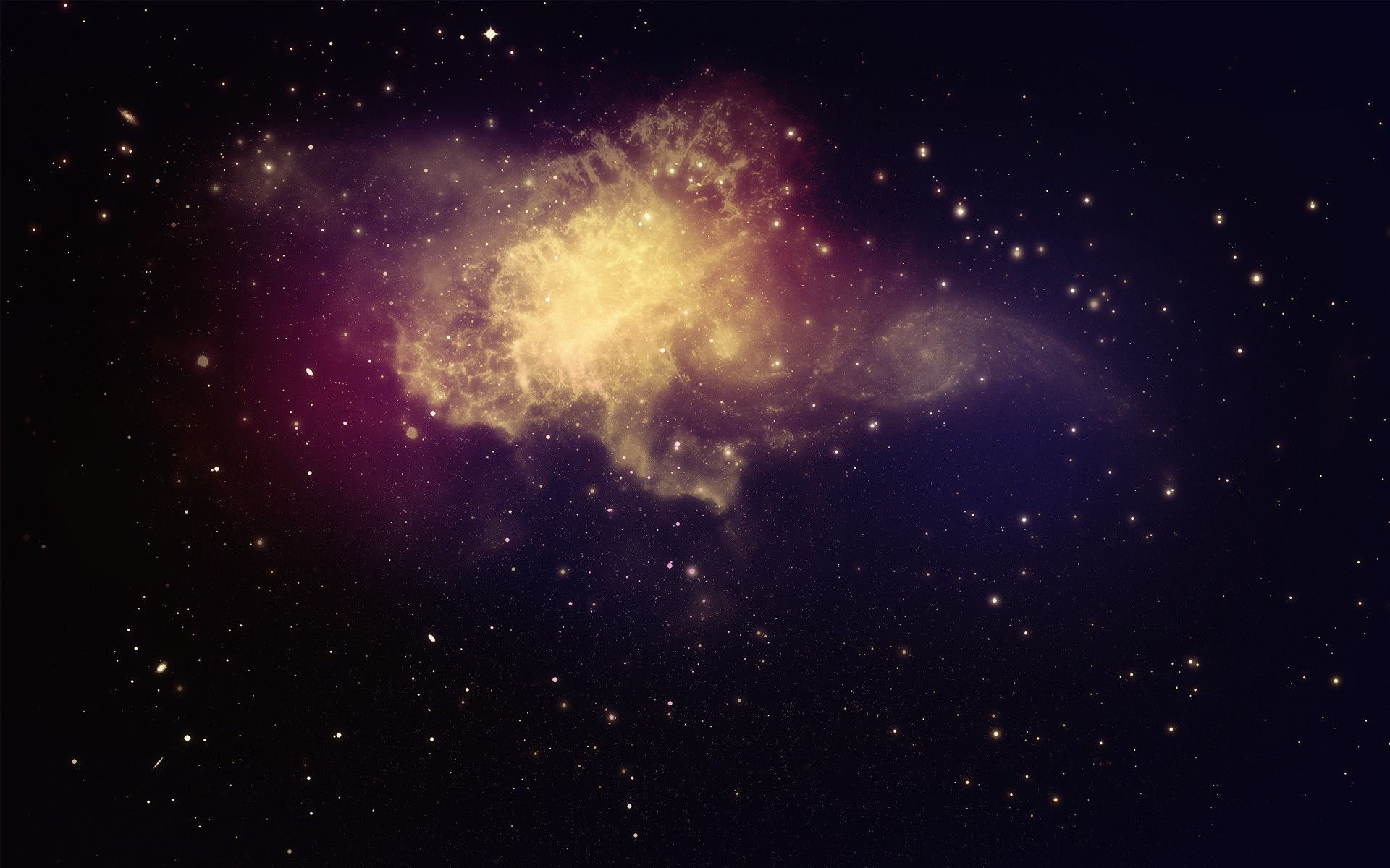 Nebulosa spaziale colorata, 1920x1200 WUXGA, PC Desktop
