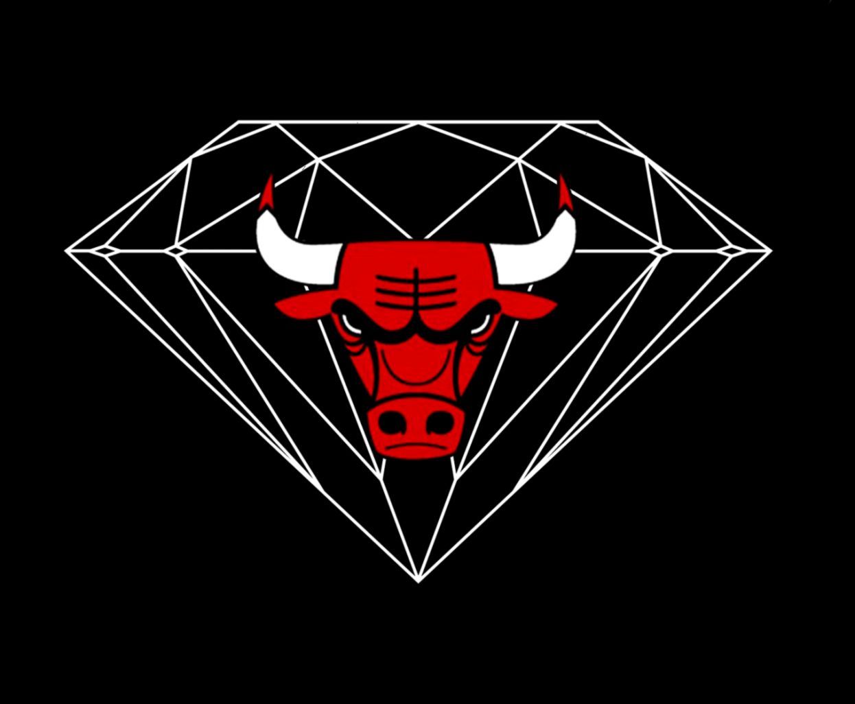 Toro Chicago Bulls diamante, 1246x1026 HD, ROG Asus Laptop
