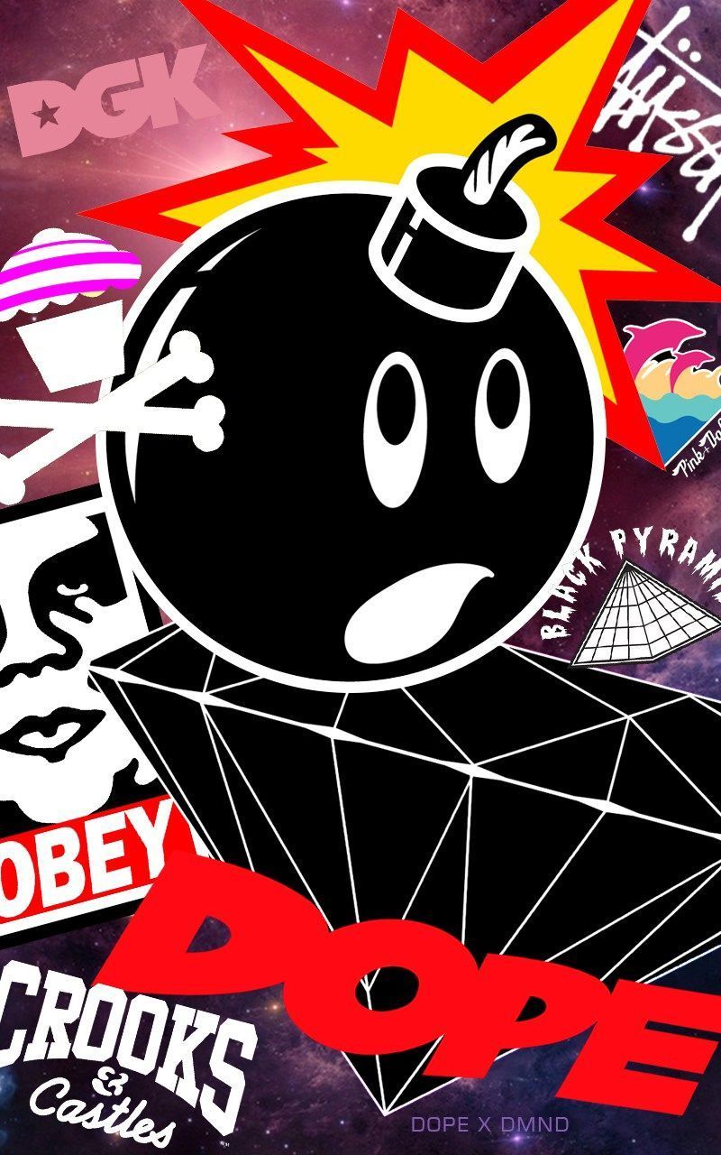 Mani Mickey logo Dope, 1366x768 720p, PC