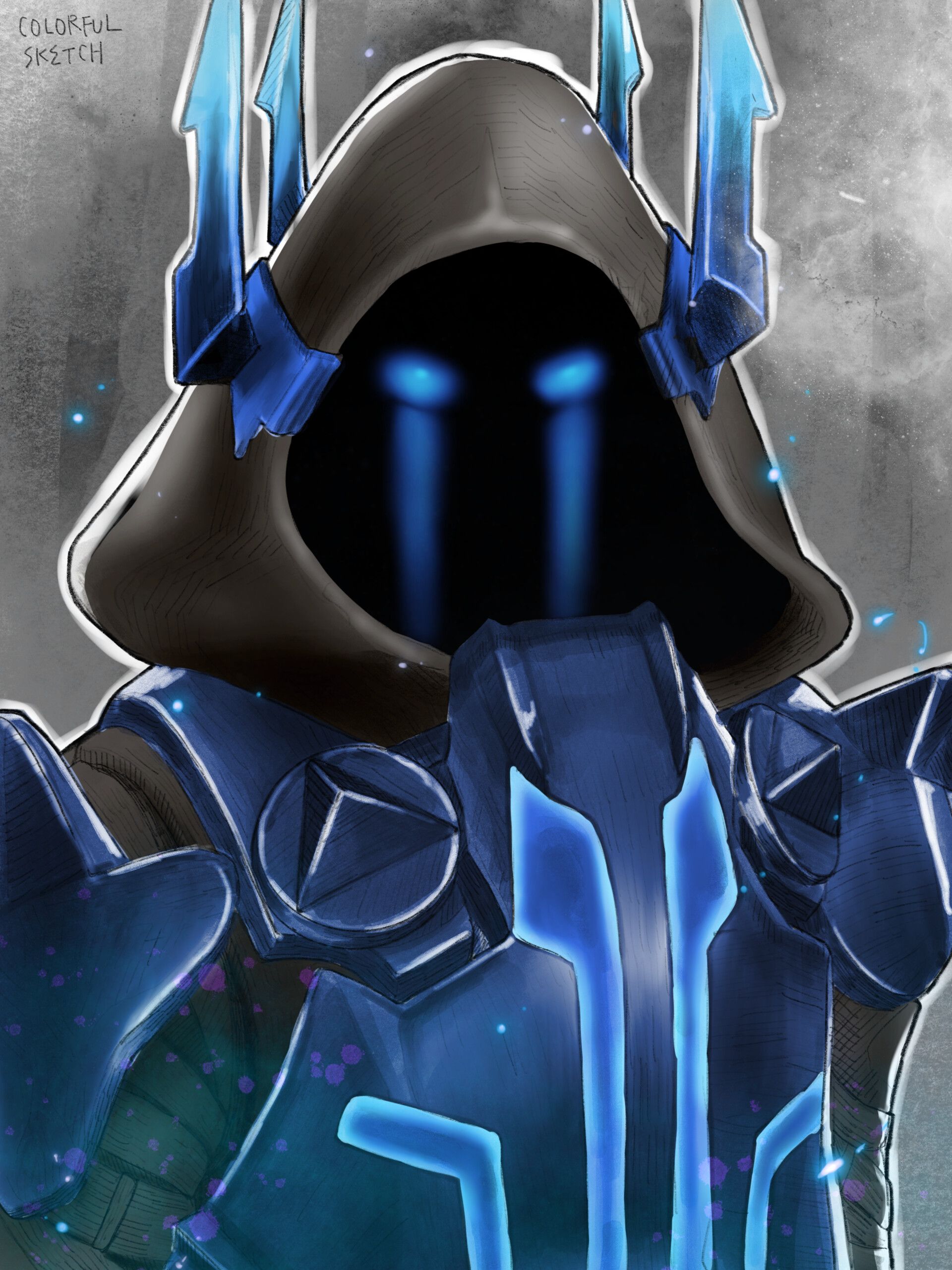 Ice King Fortnite armatura blu, 1920x2561 Verticale, Mobile